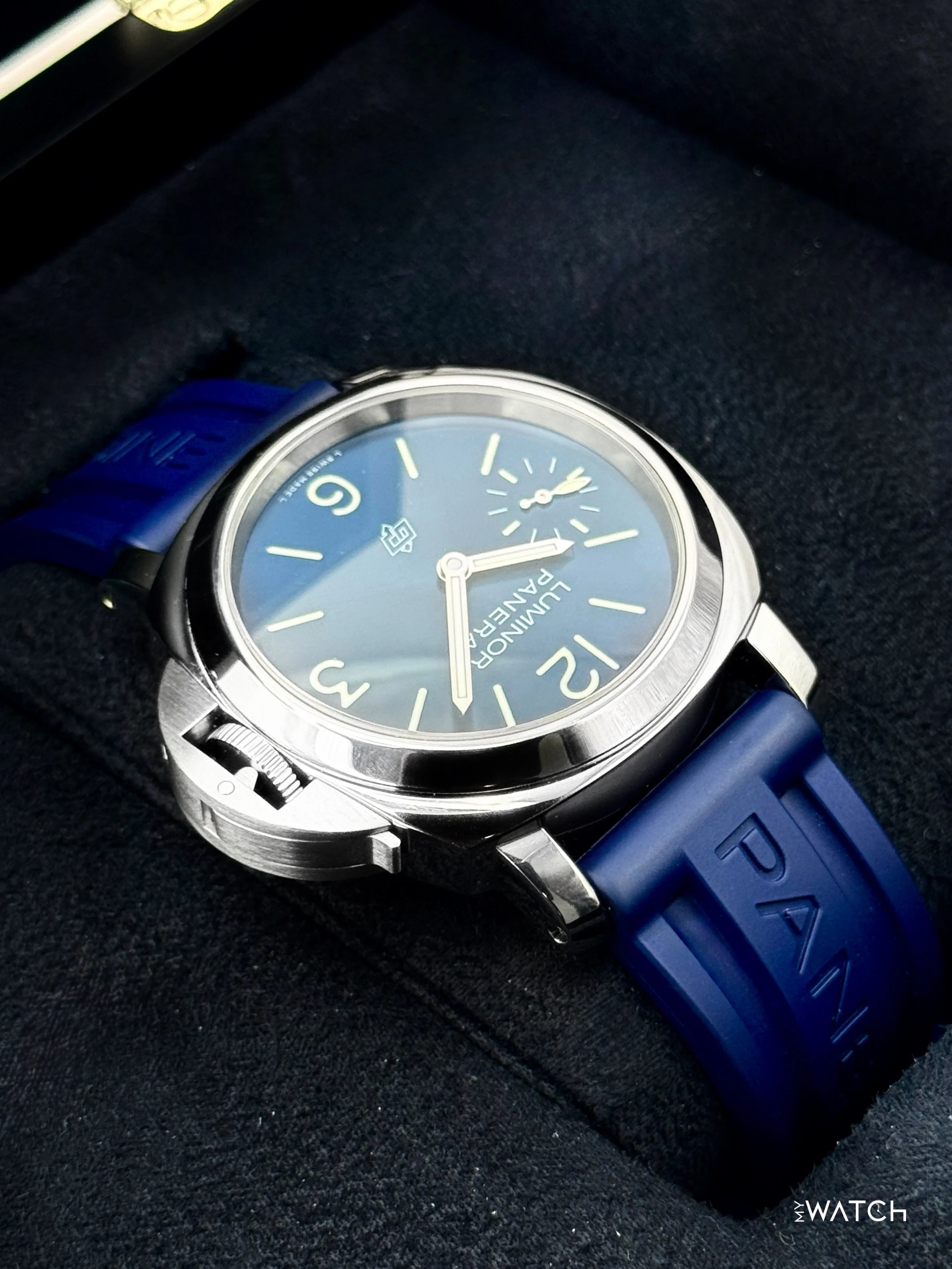 2023 Panerai Luminor Blu Mare 44mm PAM01085 Stainless Steel Blue Dial - Image 8