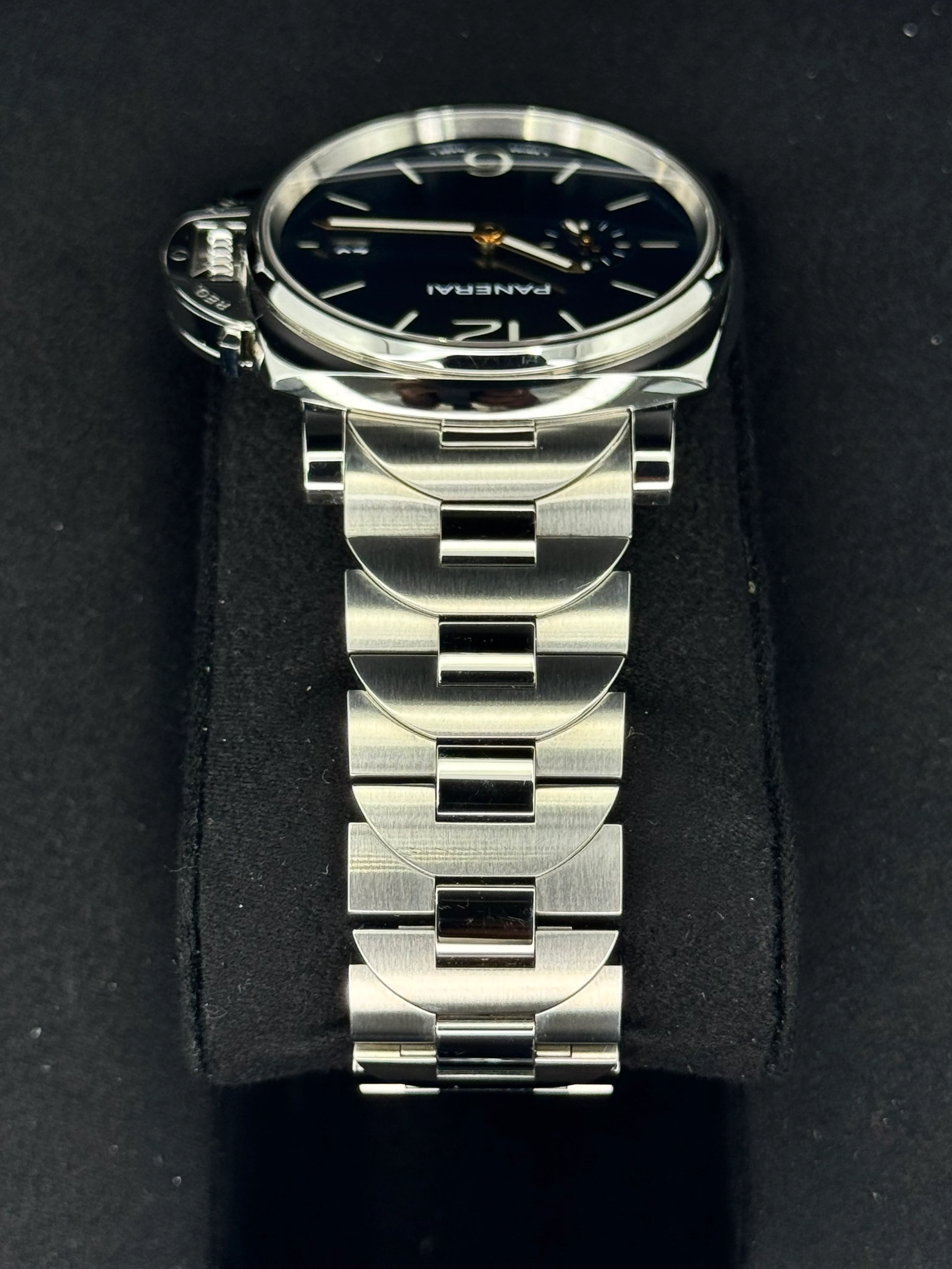 2023 Panerai Luminor Due 42mm PAM01124 Stainless Steel Blue Dial - Image 4