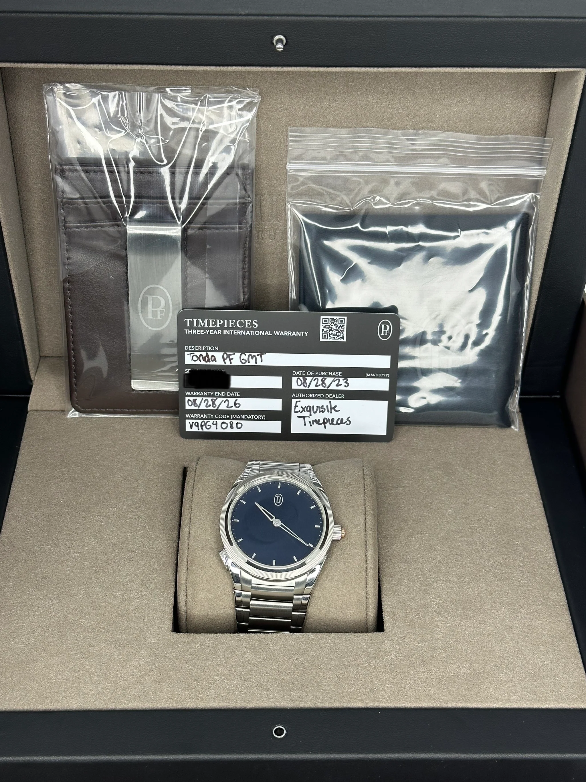 2023 Parmigiani Fleurier 40mm PFC905 TondaPF GMT Rattrapante Blue Dial - Image 12