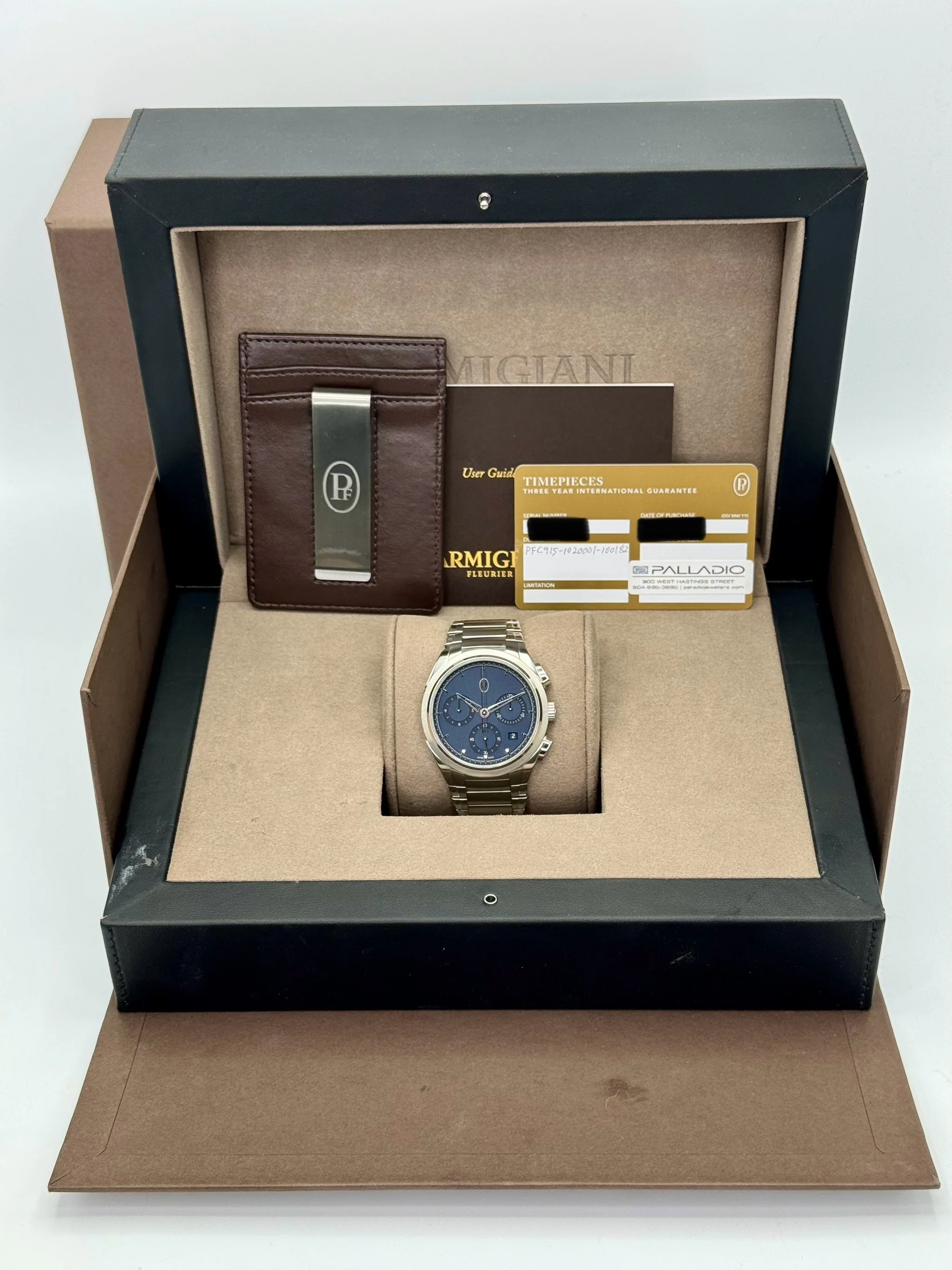 2023 Parmigiani Fleurier Tonda Pf Chronograph 42mm PFC915 Blue Dial - Image 13