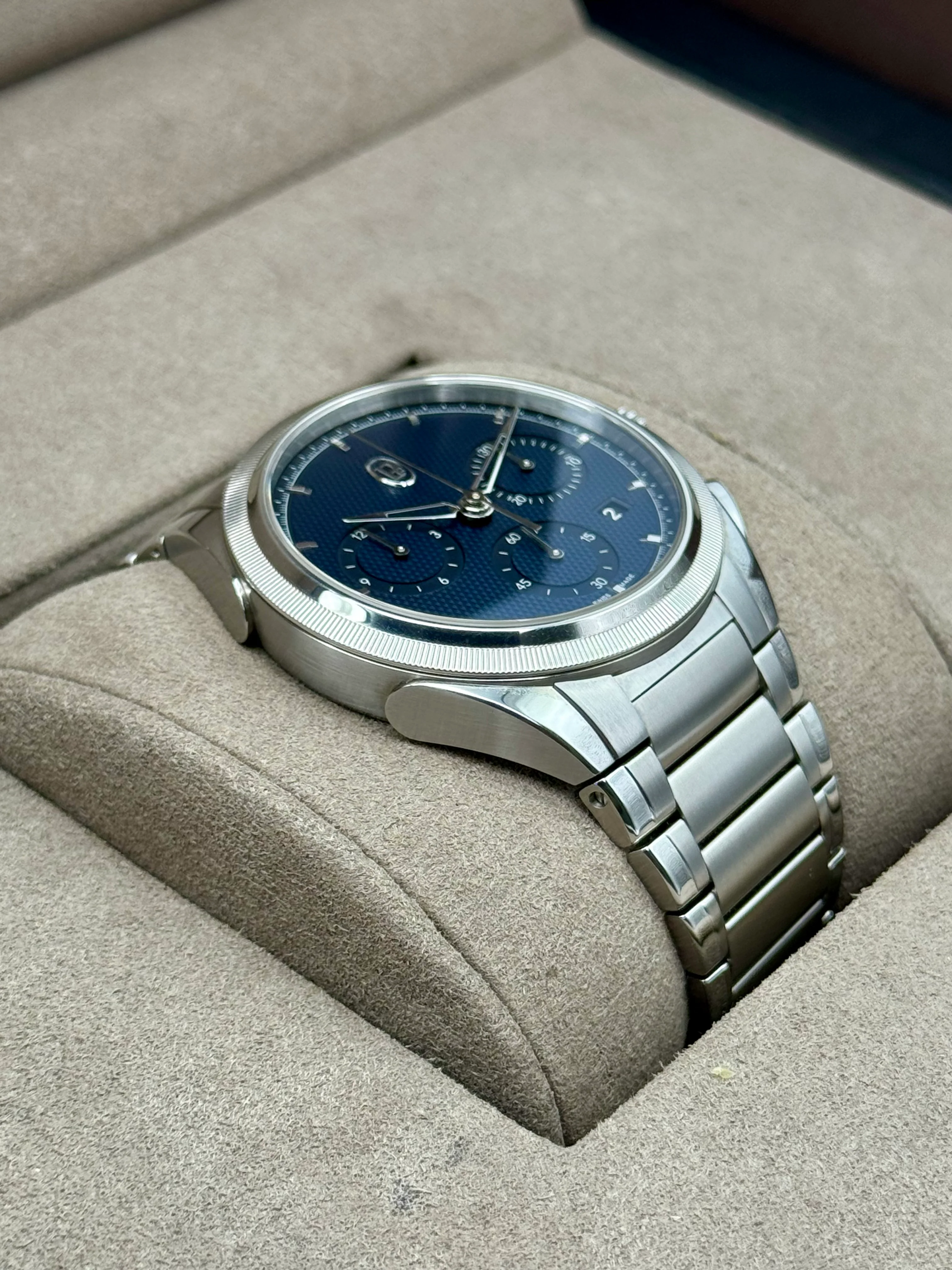 2023 Parmigiani Fleurier Tonda Pf Chronograph 42mm PFC915 Blue Dial - Image 6
