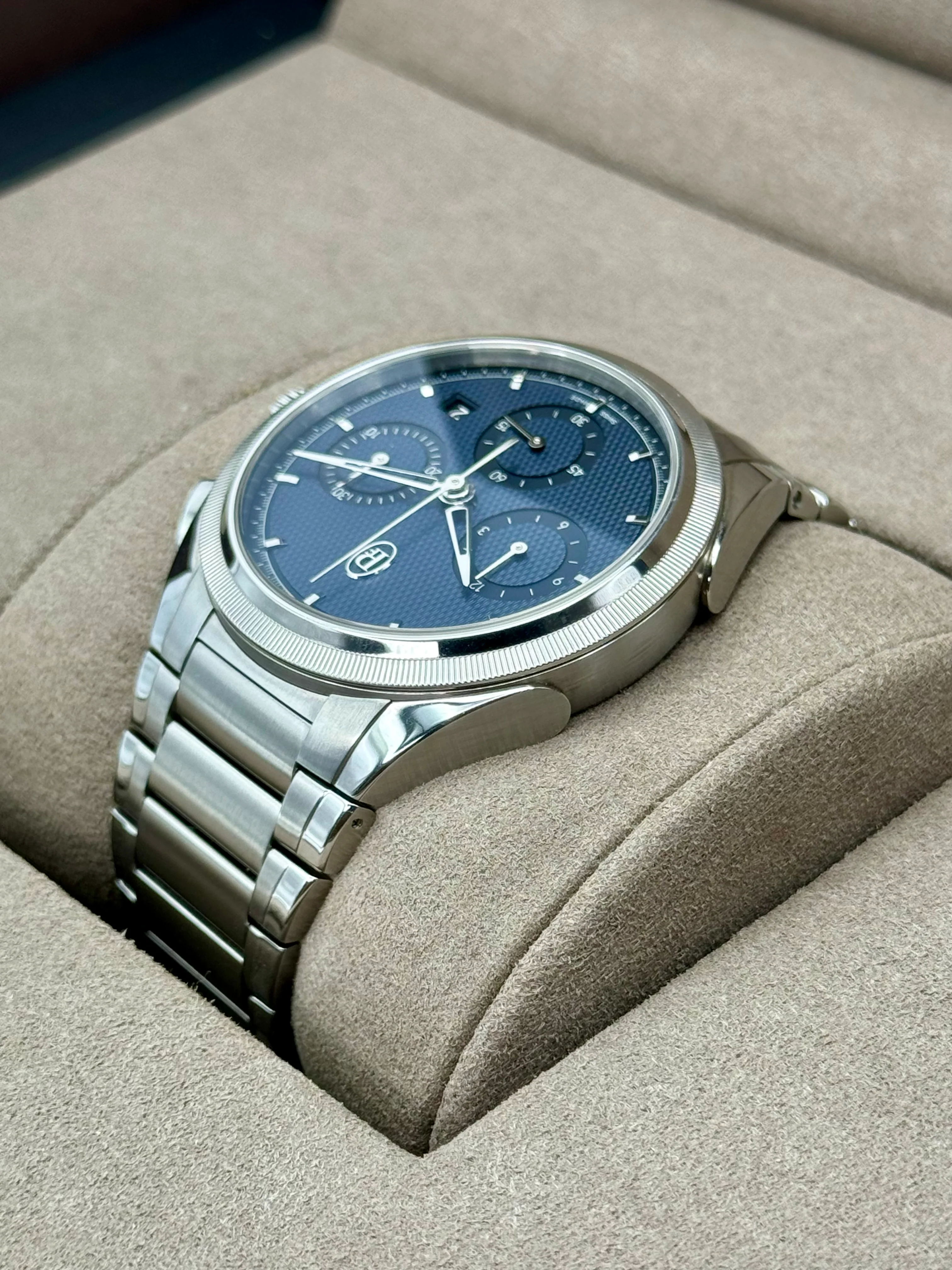 2023 Parmigiani Fleurier Tonda Pf Chronograph 42mm PFC915 Blue Dial - Image 7