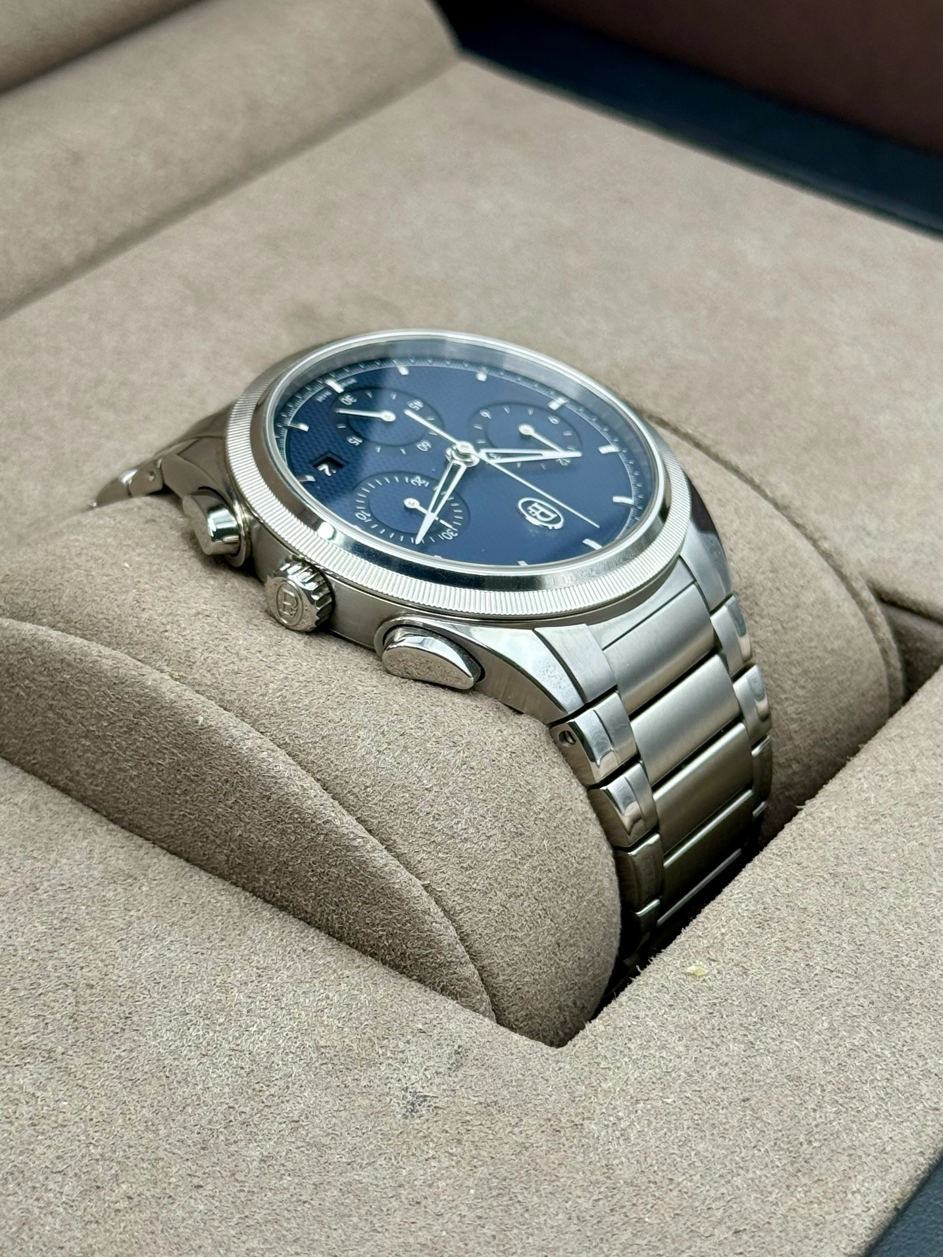 2023 Parmigiani Fleurier Tonda Pf Chronograph 42mm PFC915 Blue Dial - Image 8