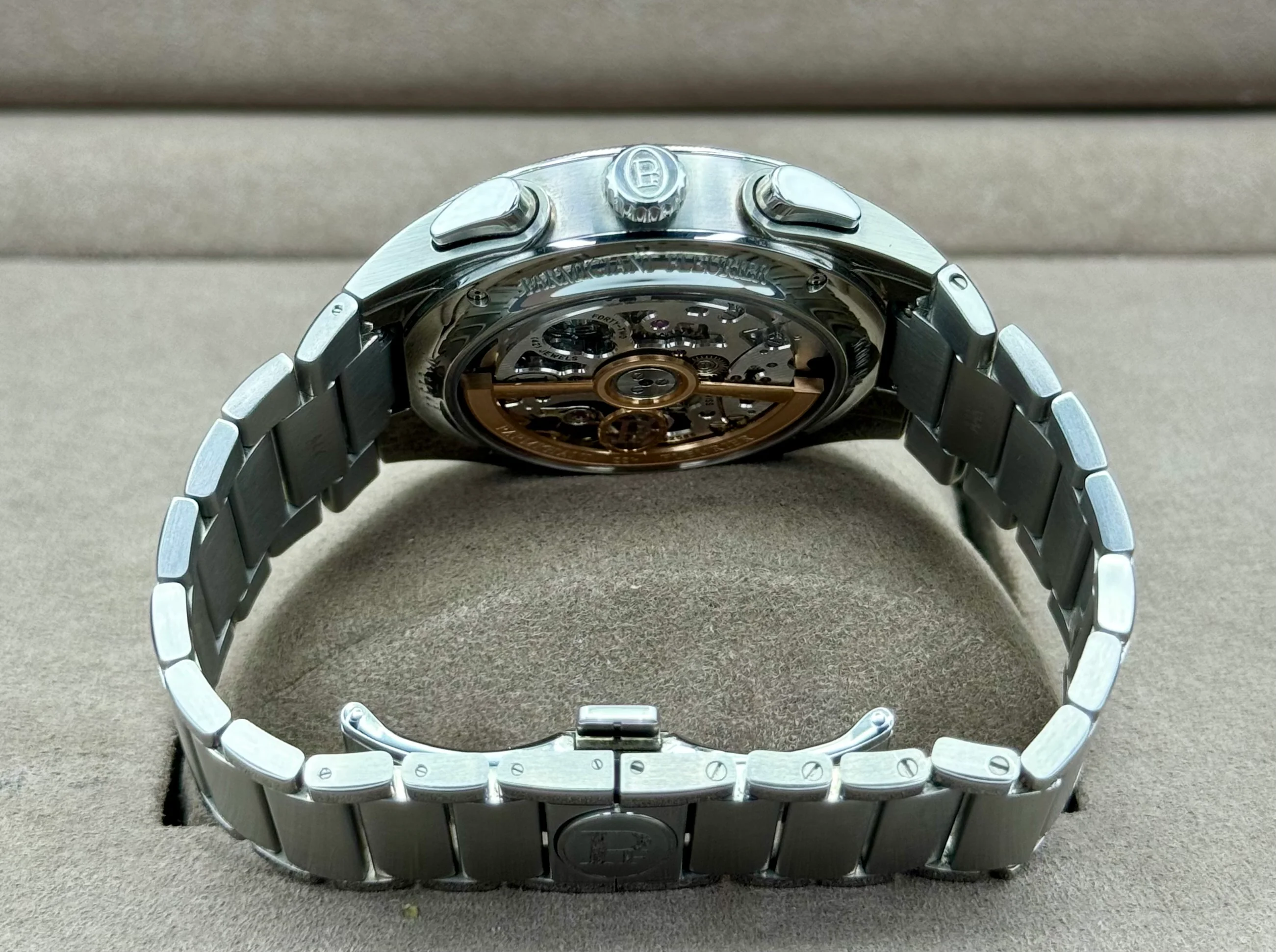 2023 Parmigiani Fleurier Tonda Pf Chronograph 42mm PFC915 Blue Dial - Image 9