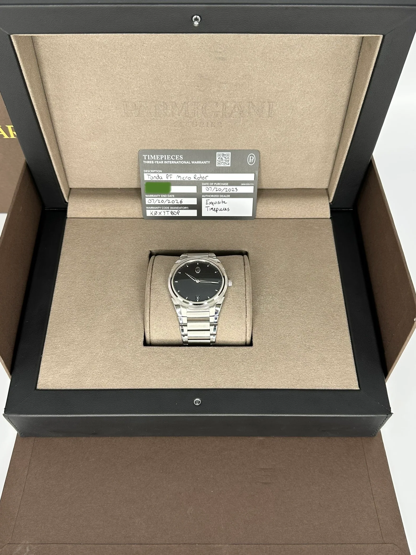 NEW 2023 Parmigiani Fleurier Tonda Pf Micro 40mm PFC914 Steel Grey Dial - Image 12