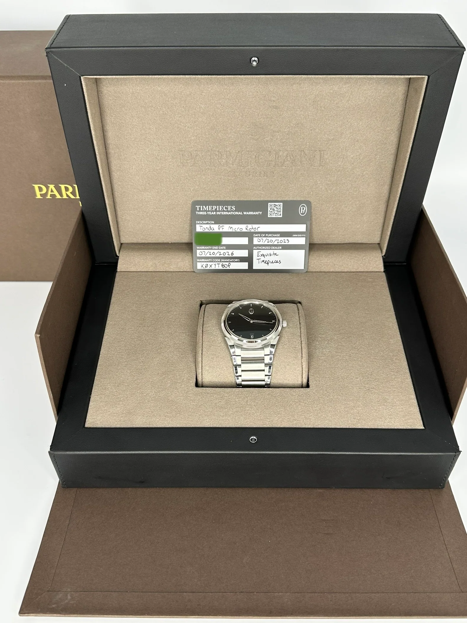 NEW 2023 Parmigiani Fleurier Tonda Pf Micro 40mm PFC914 Steel Grey Dial - Image 13