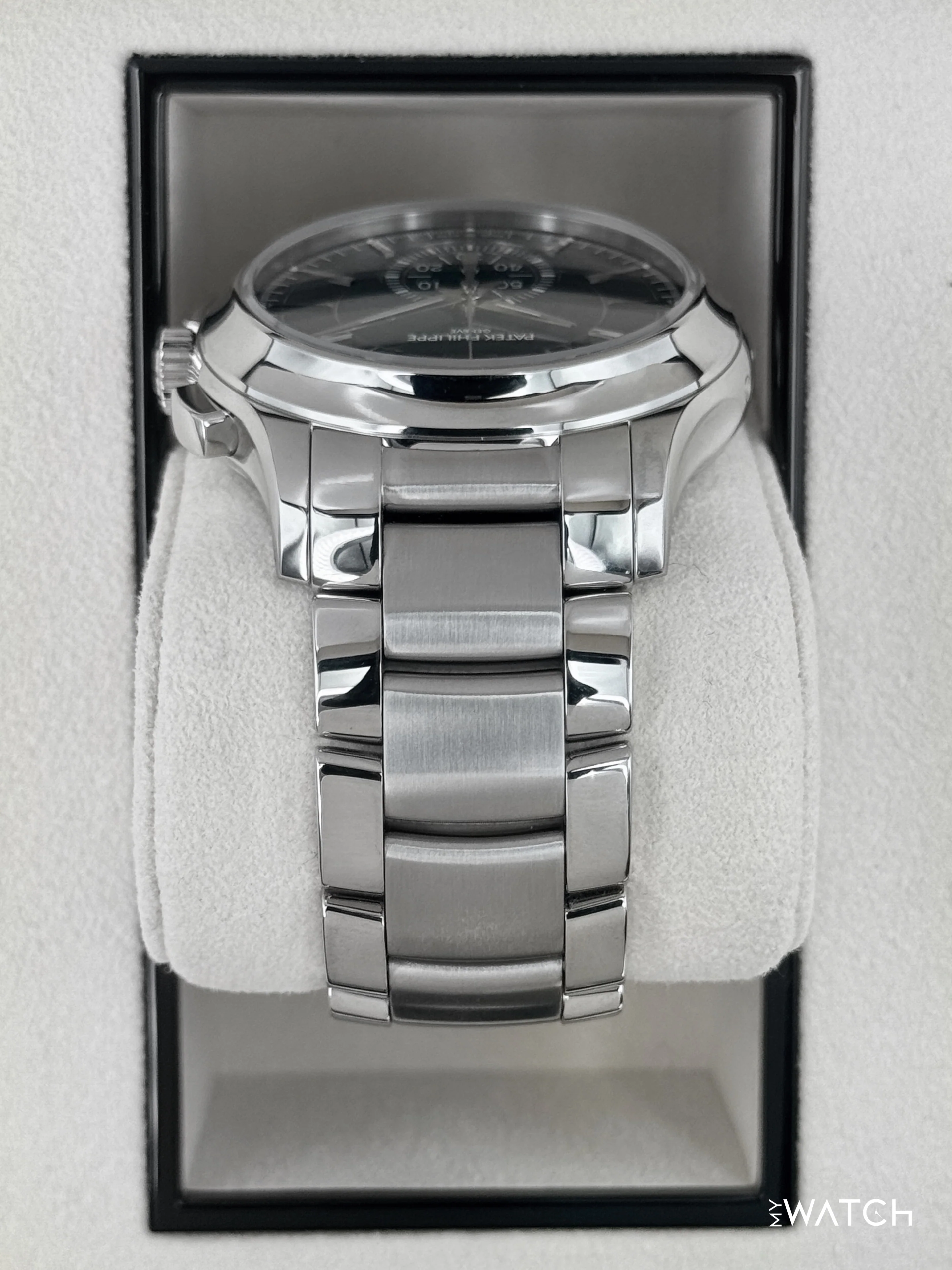 2023 Patek Philippe Flyback Chronograph Annual Calendar 5905/1A Olive Green Dial - Image 4