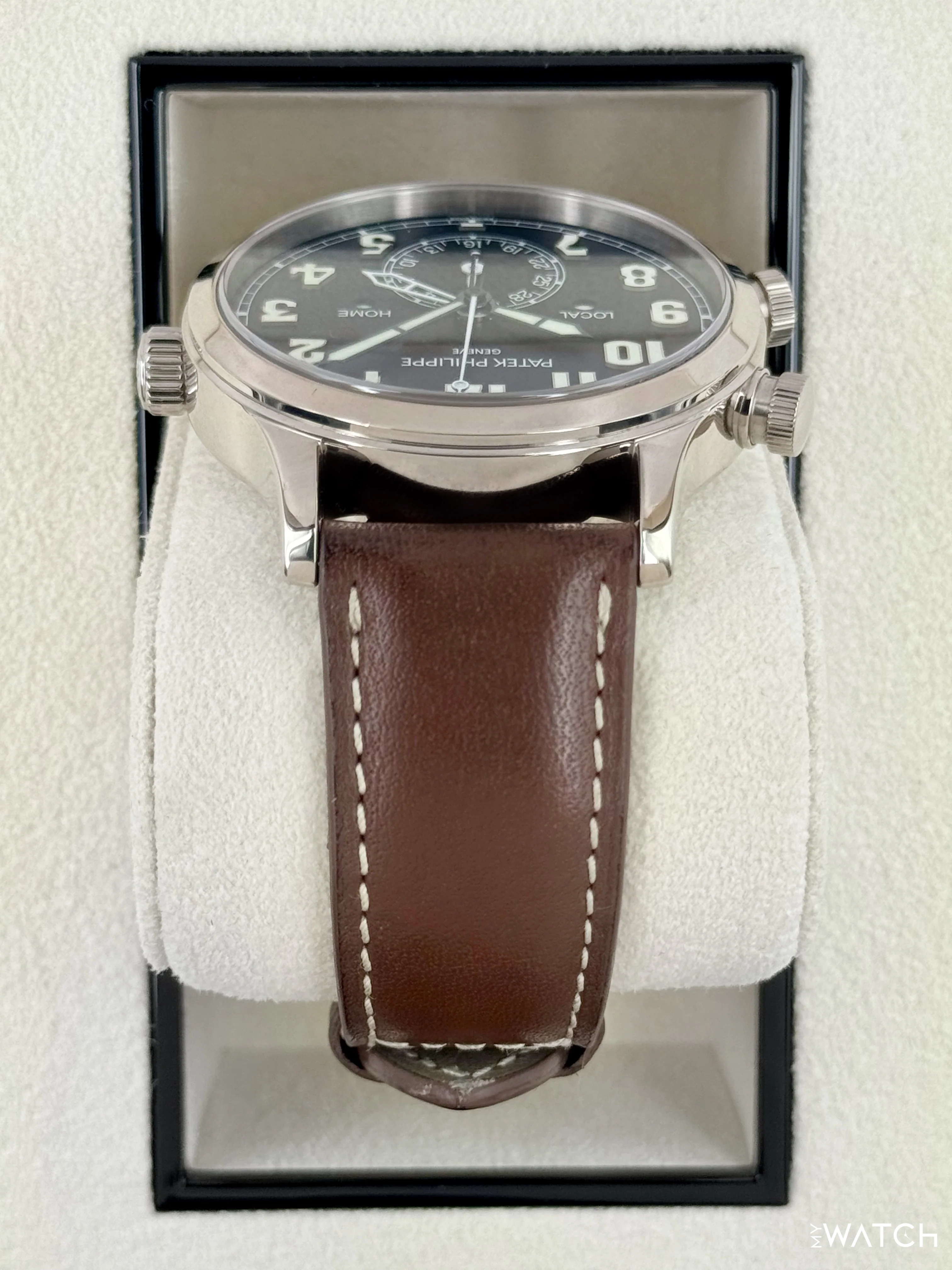 2023 Patek Philippe Pilot Time Travel 42mm 5524G White Gold Black Dial - Image 3