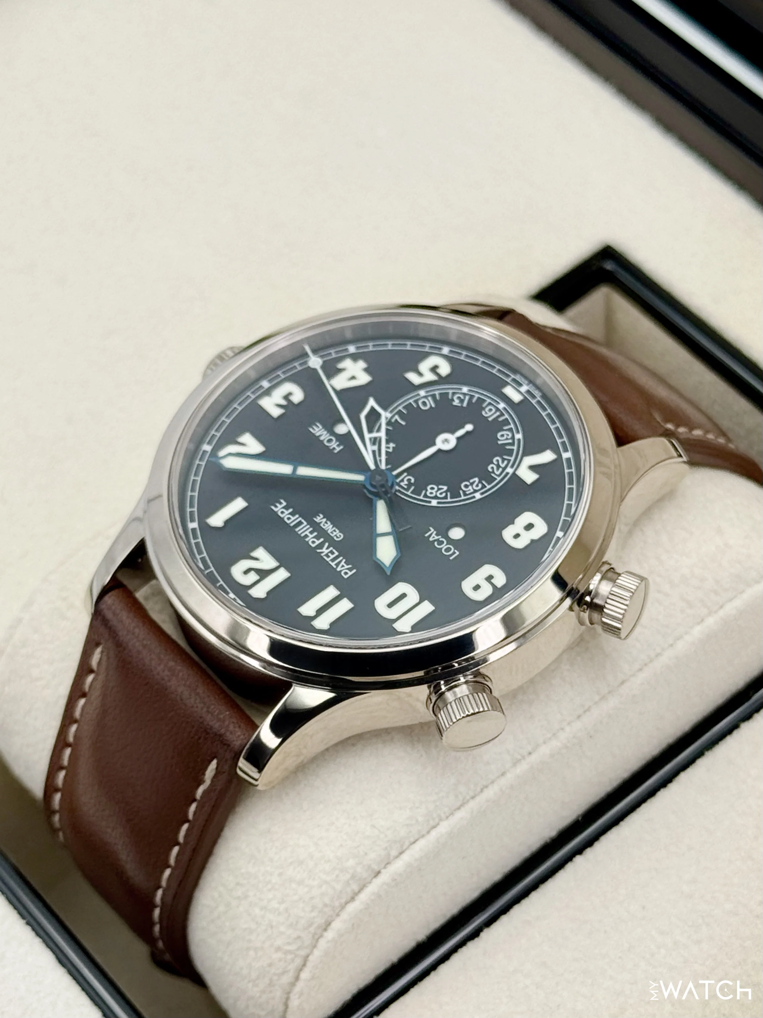 2023 Patek Philippe Pilot Time Travel 42mm 5524G White Gold Black Dial - Image 5