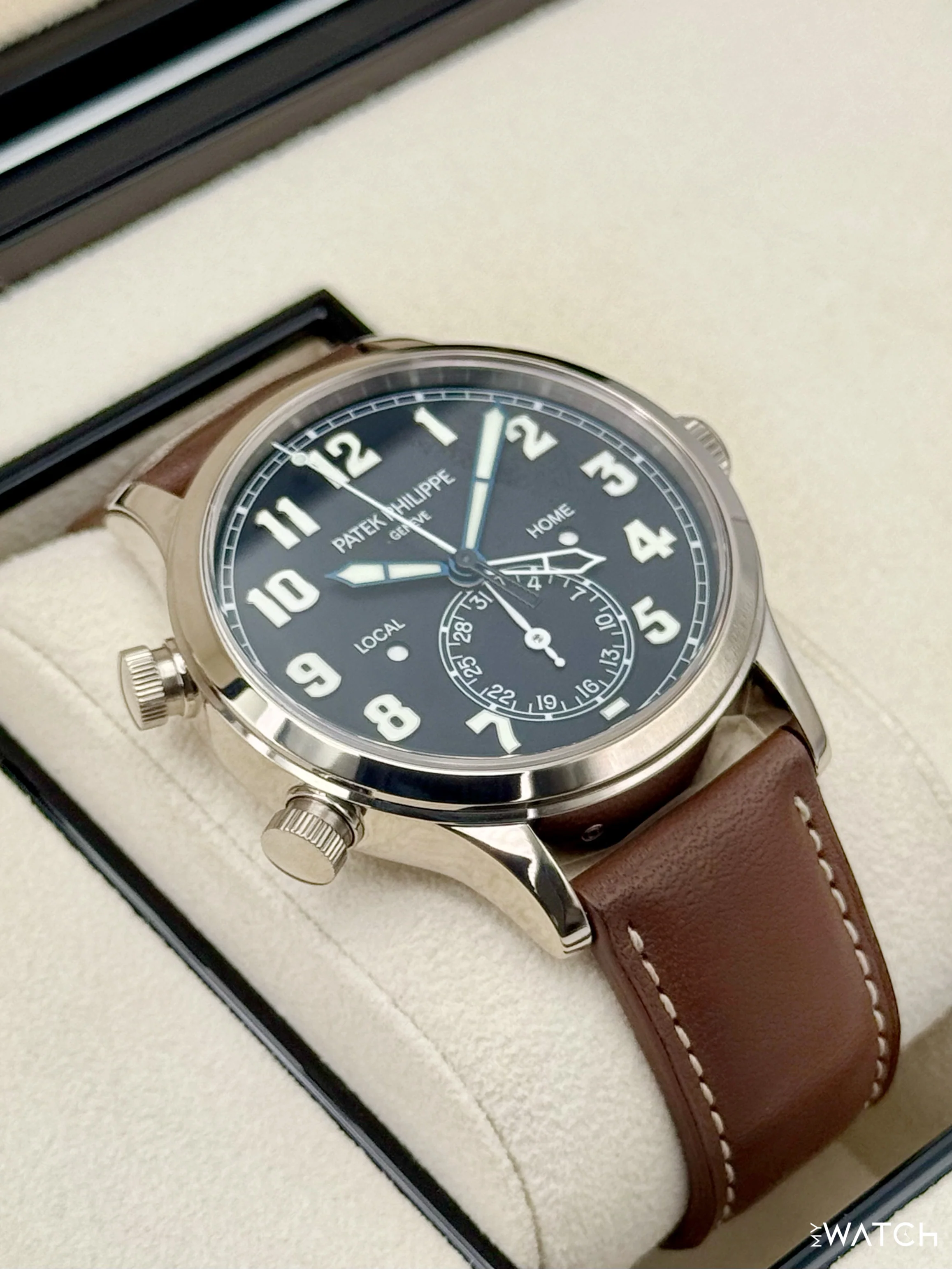 2023 Patek Philippe Pilot Time Travel 42mm 5524G White Gold Black Dial - Image 8