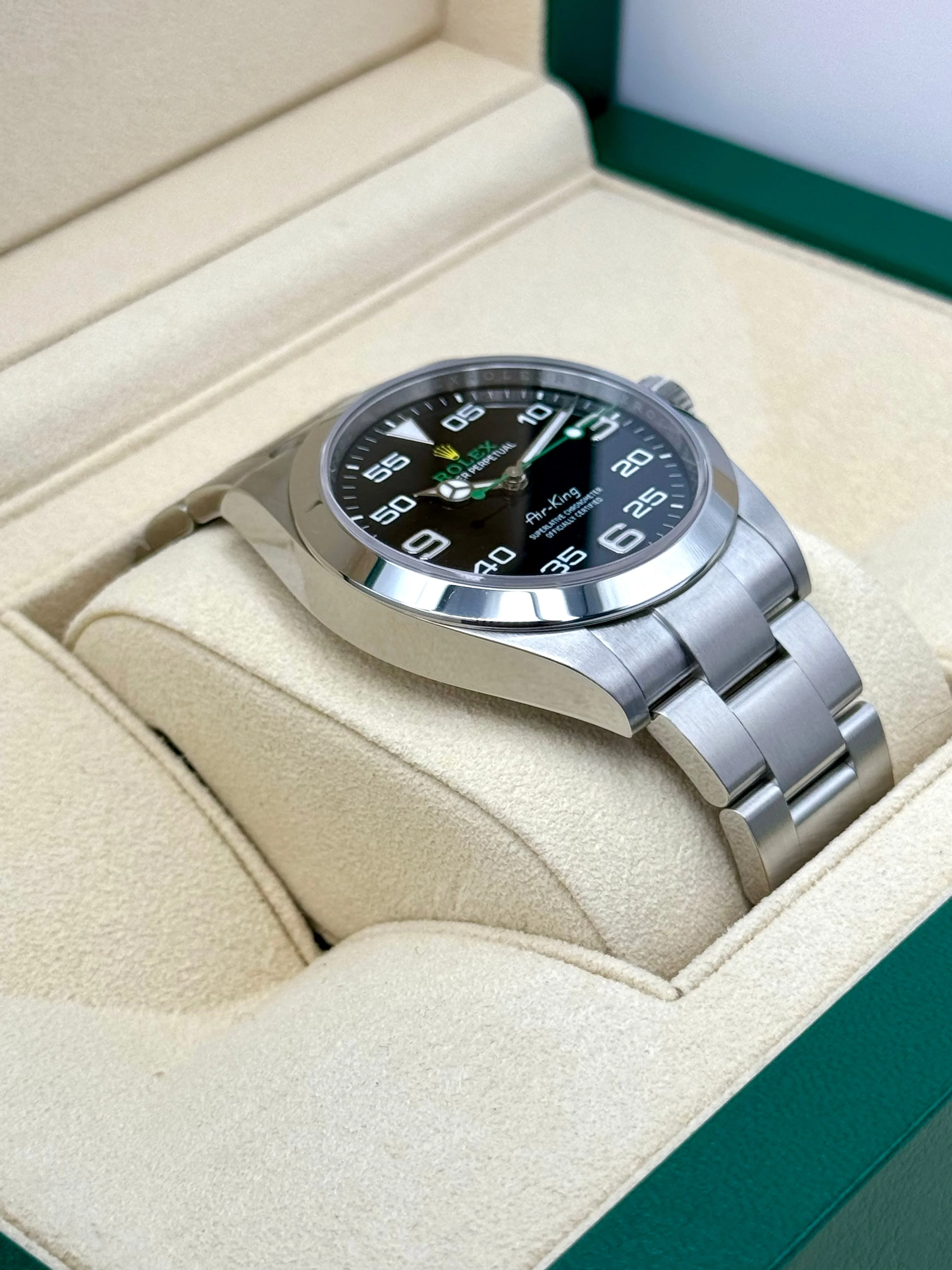 2023 Rolex Air-King 40mm 126900 Stainless Steel Black Dial - Image 6