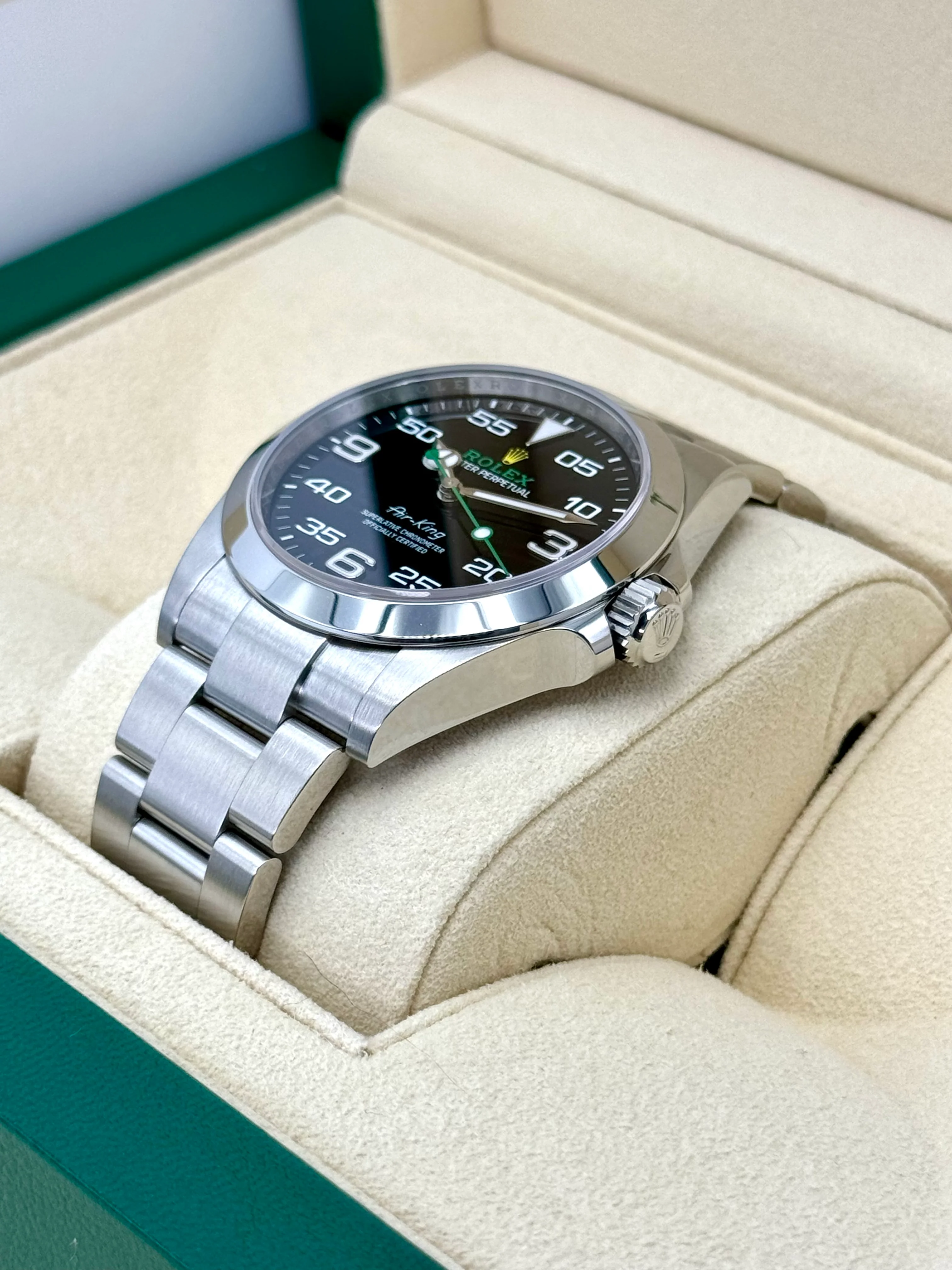 2023 Rolex Air-King 40mm 126900 Stainless Steel Black Dial - Image 5