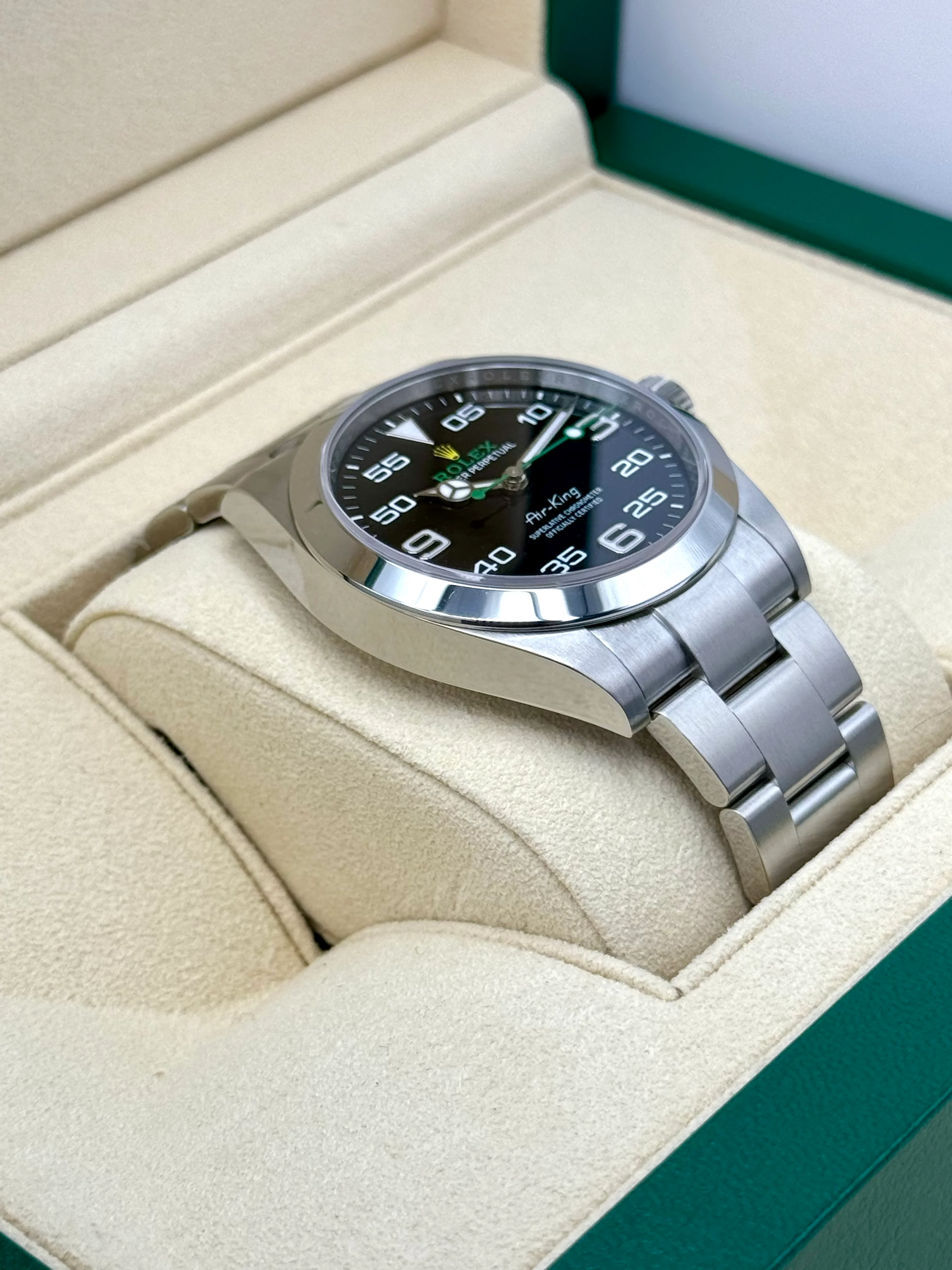 2023 Rolex Air-King 40mm 126900 Stainless Steel Black Dial - Image 6