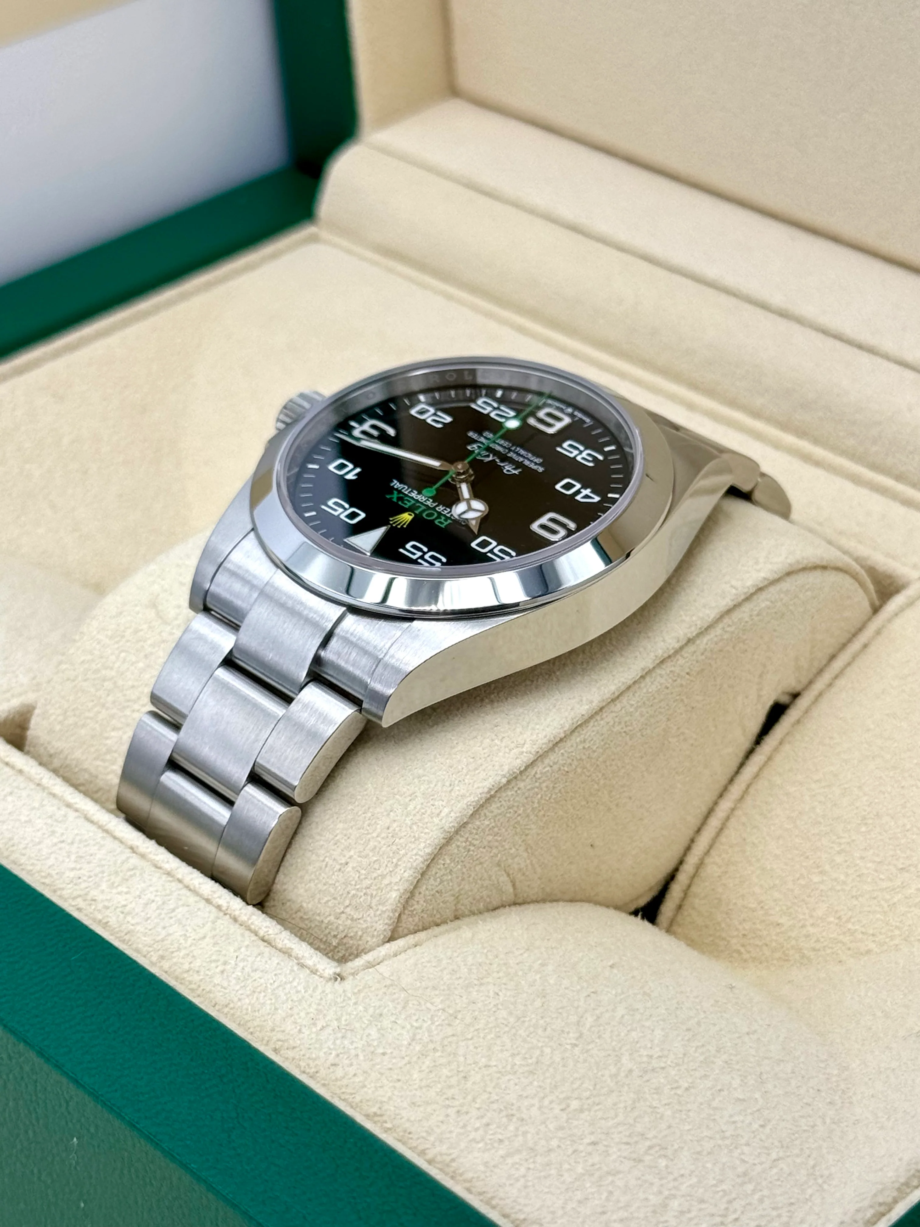 2023 Rolex Air-King 40mm 126900 Stainless Steel Black Dial - Image 7