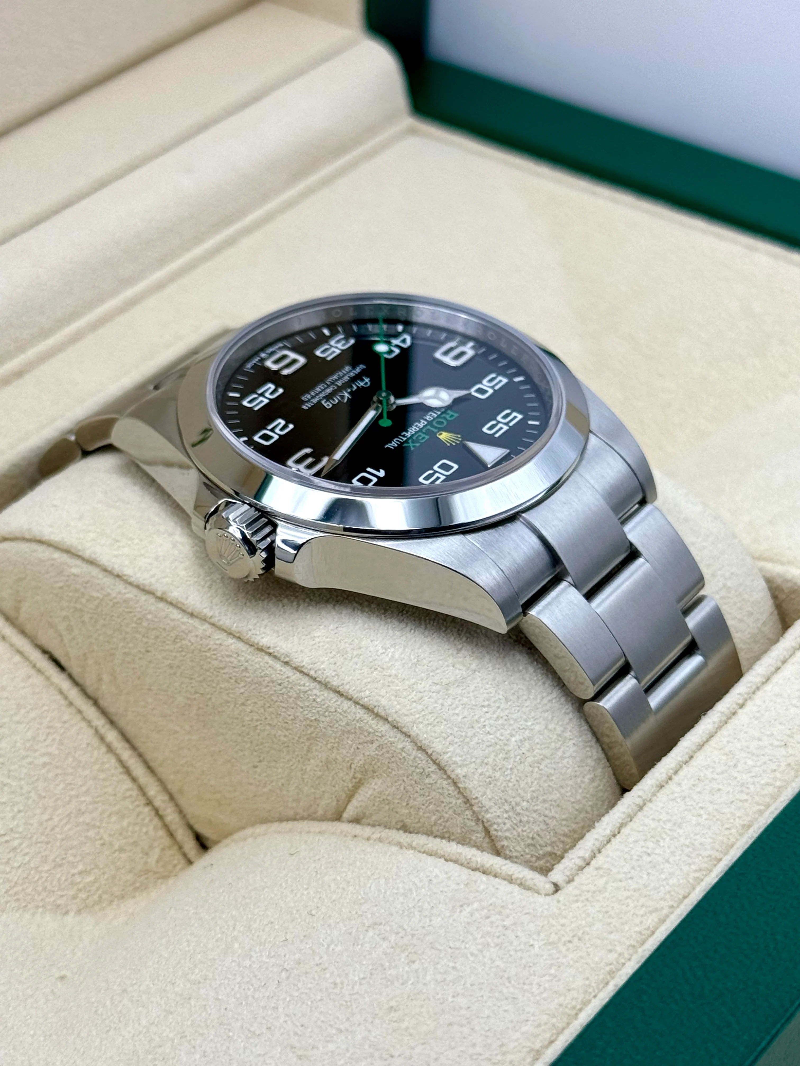 2023 Rolex Air-King 40mm 126900 Stainless Steel Black Dial - Image 8