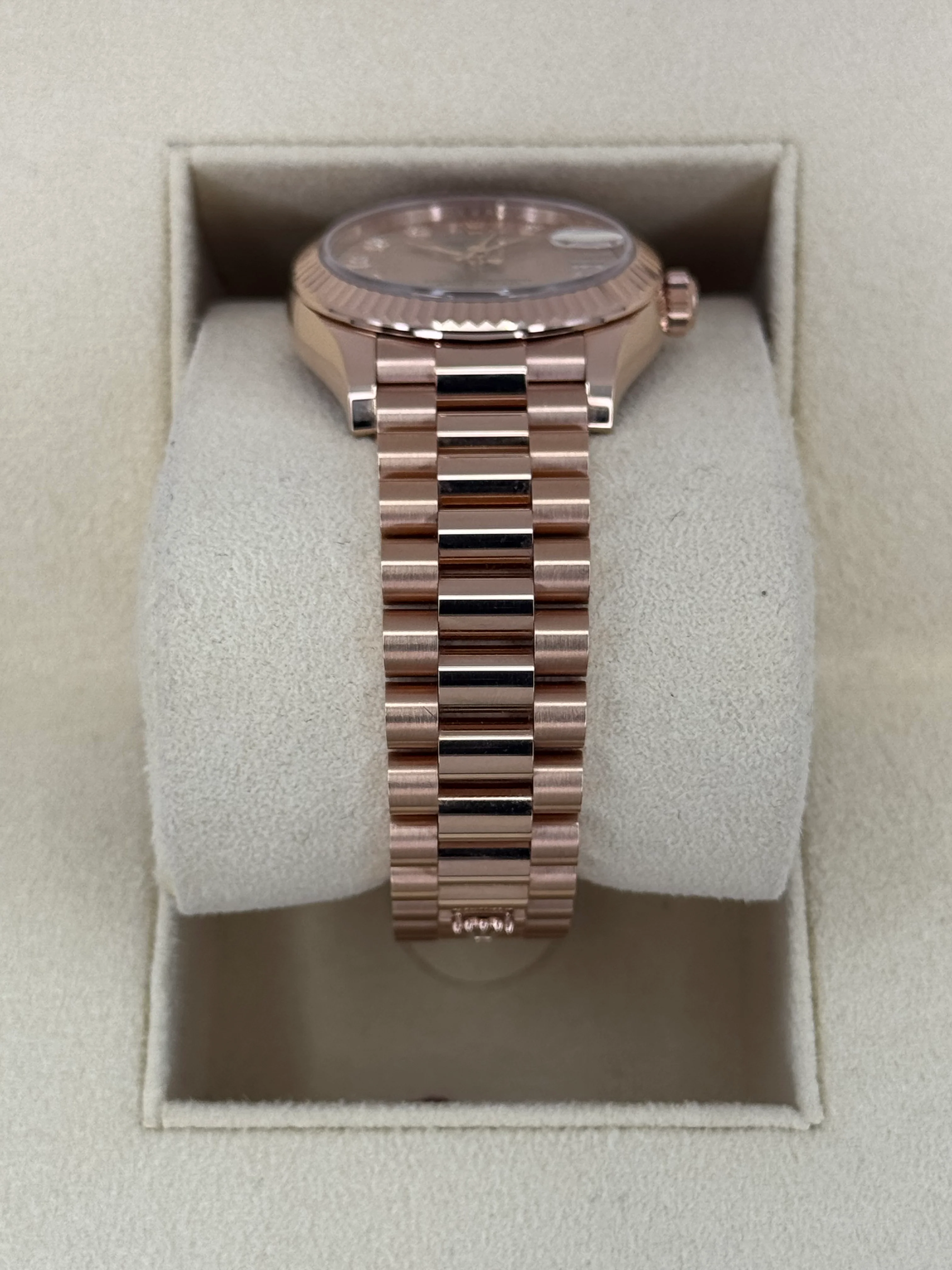 2023 Rolex Datejust 31mm 278275 Rose Gold Rose Diamond Dial - Image 3