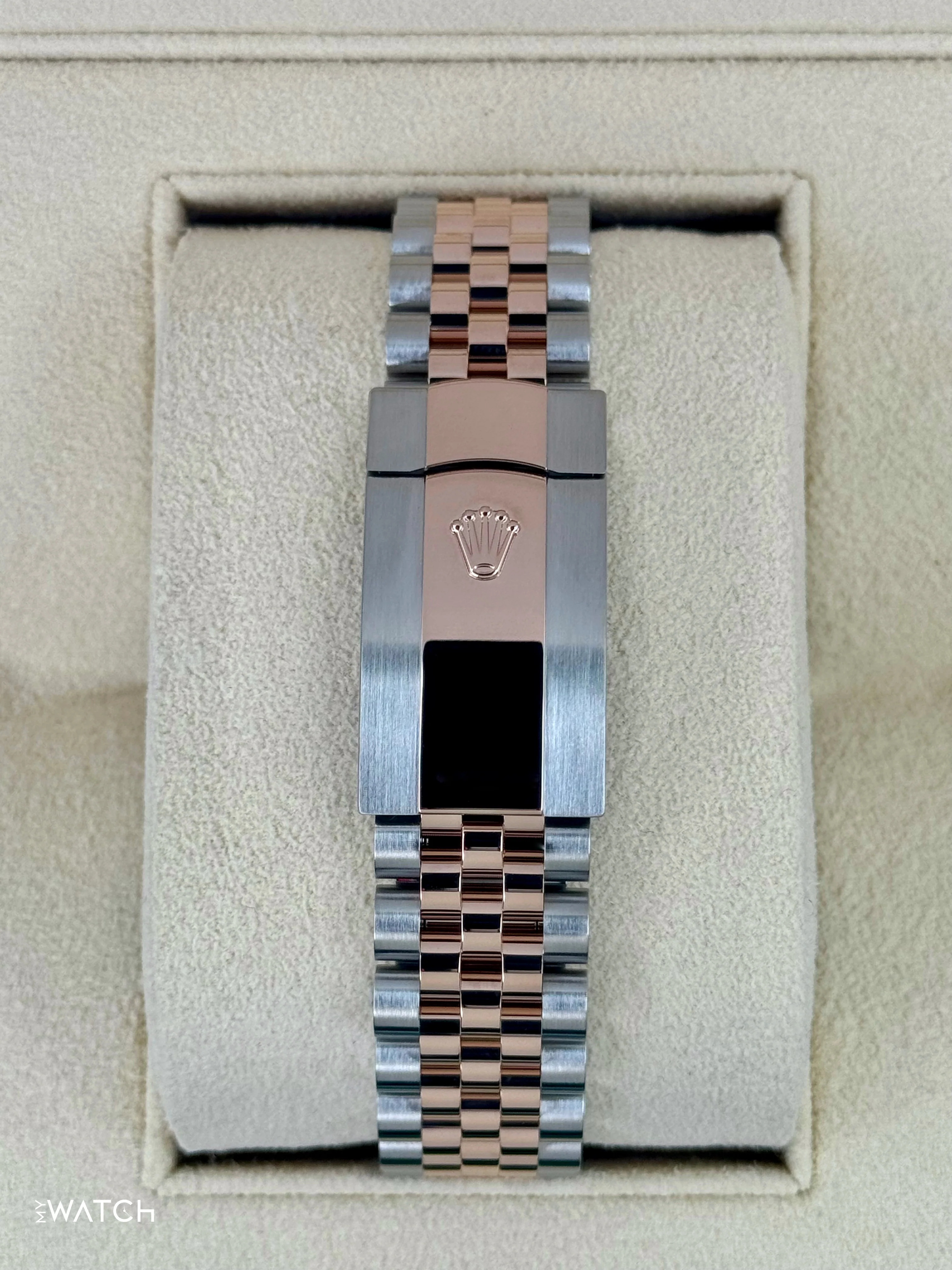 2023 Rolex Datejust 41mm 126331 Two-Tone Jubilee Chocolate Diamond Dial - Image 2
