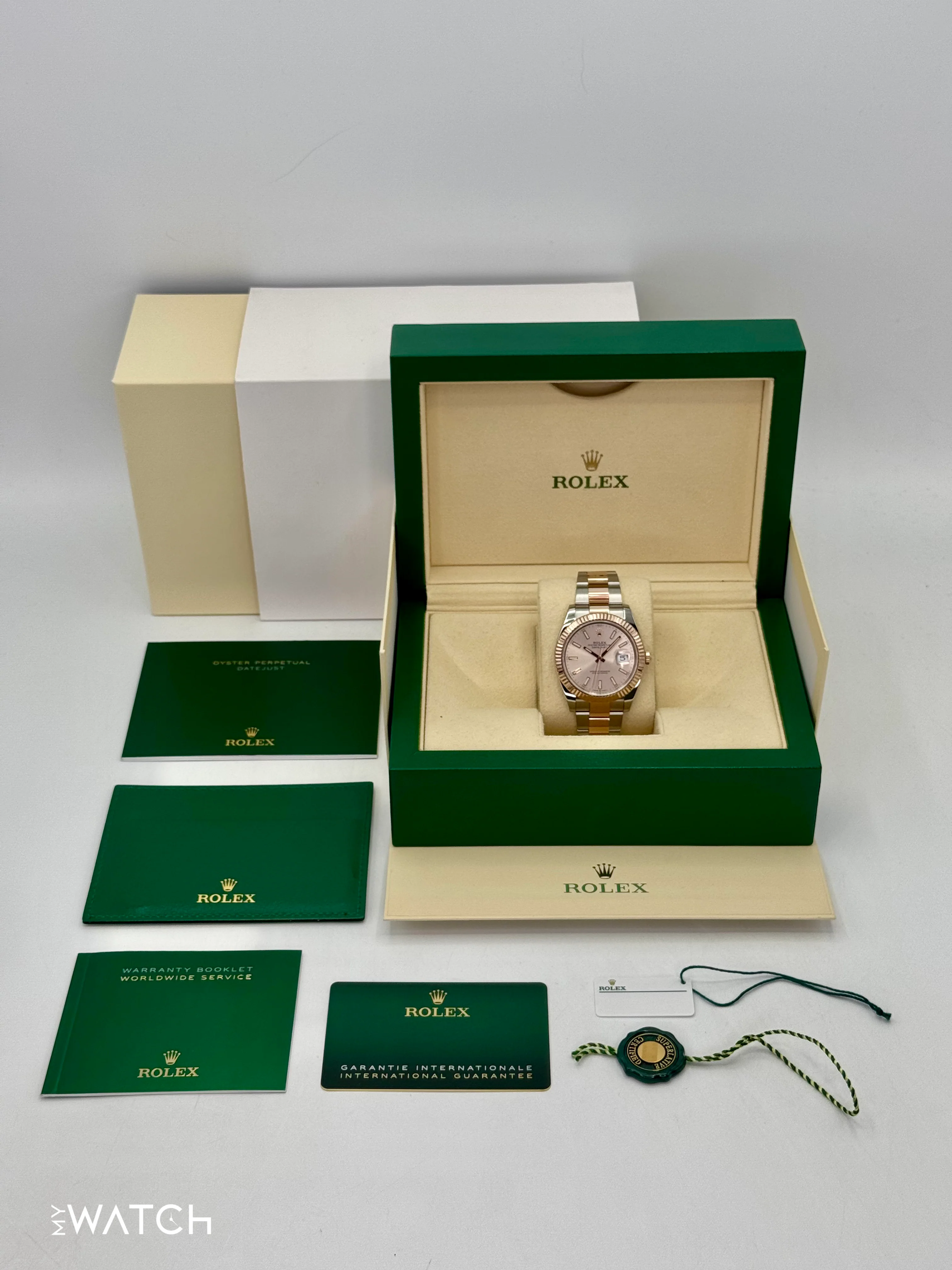 2023 Rolex Datejust 41mm 126331 Two-Tone Oyster Sundust Dial - Image 10