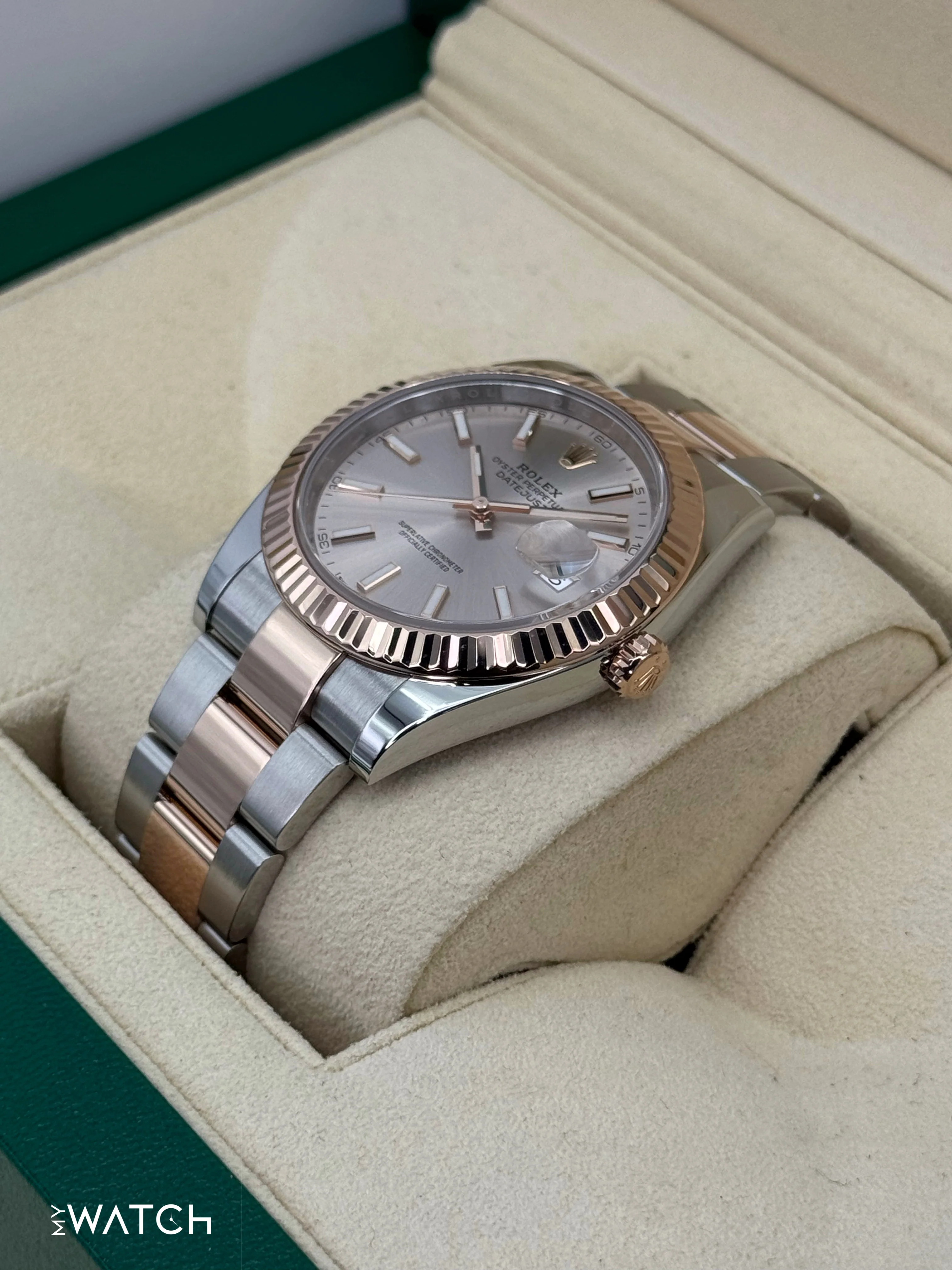 2023 Rolex Datejust 41mm 126331 Two-Tone Oyster Sundust Dial - Image 5