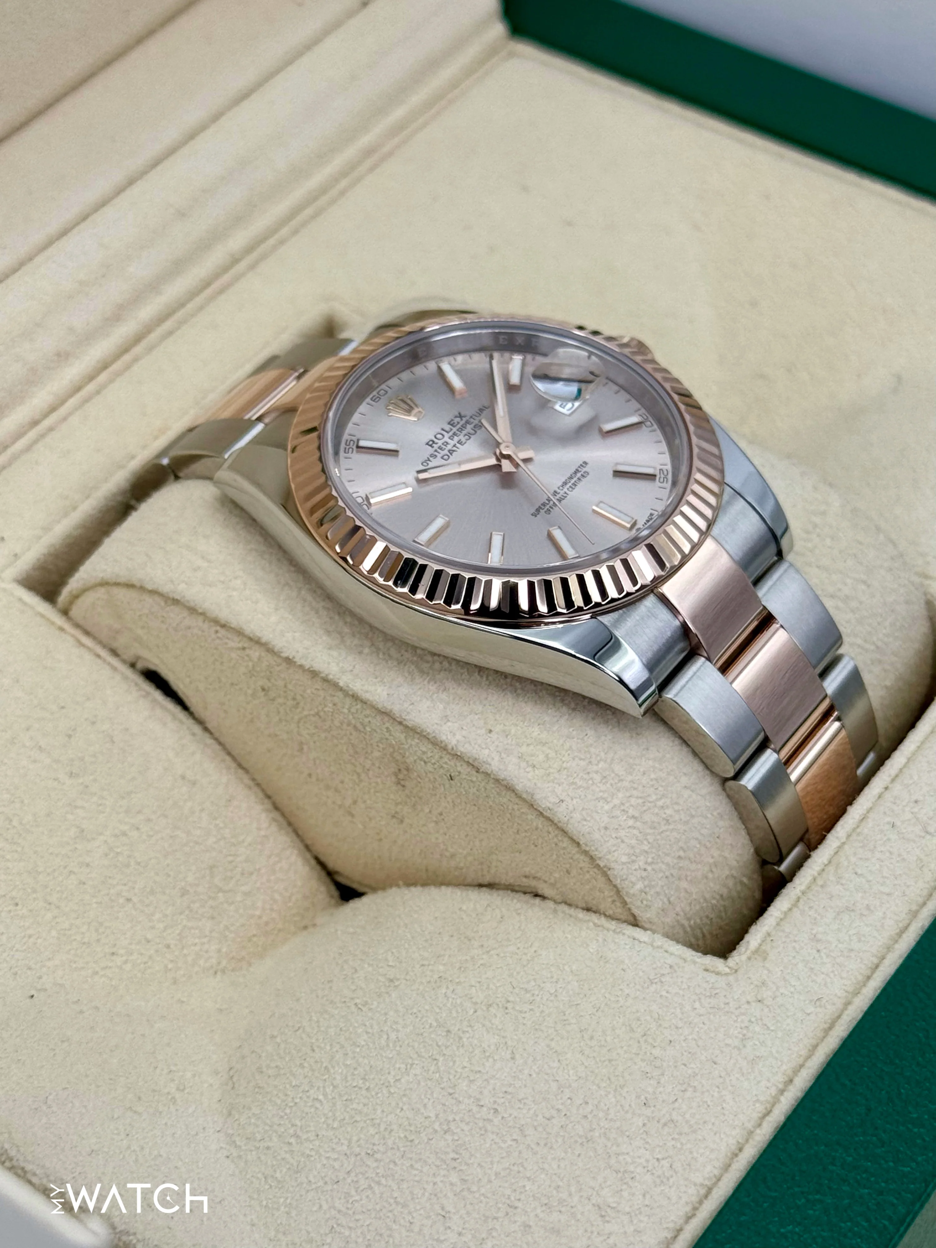 2023 Rolex Datejust 41mm 126331 Two-Tone Oyster Sundust Dial - Image 6