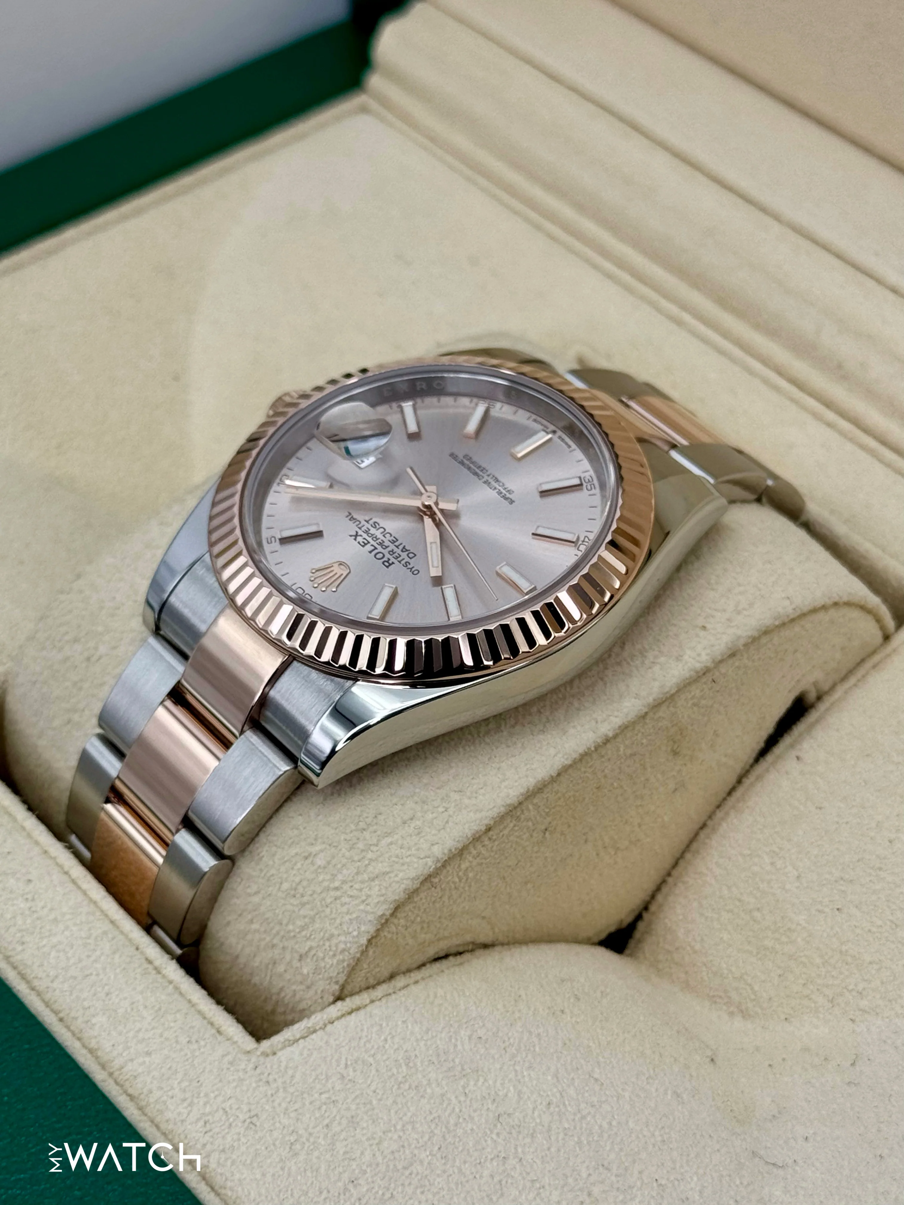 2023 Rolex Datejust 41mm 126331 Two-Tone Oyster Sundust Dial - Image 7