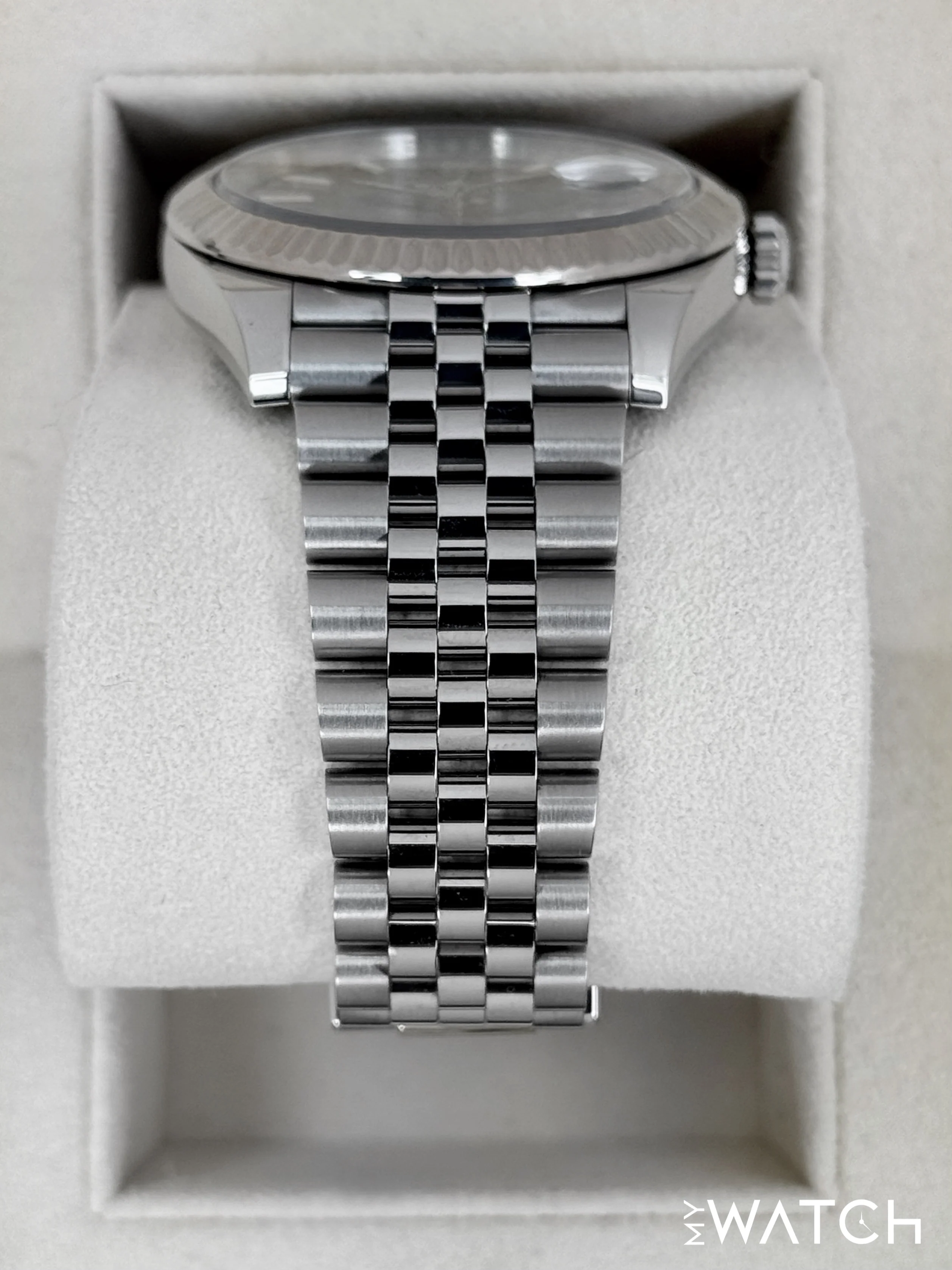 2023 Rolex Datejust 41mm 126334 Stainless Steel Jubilee Blue Dial - Image 3