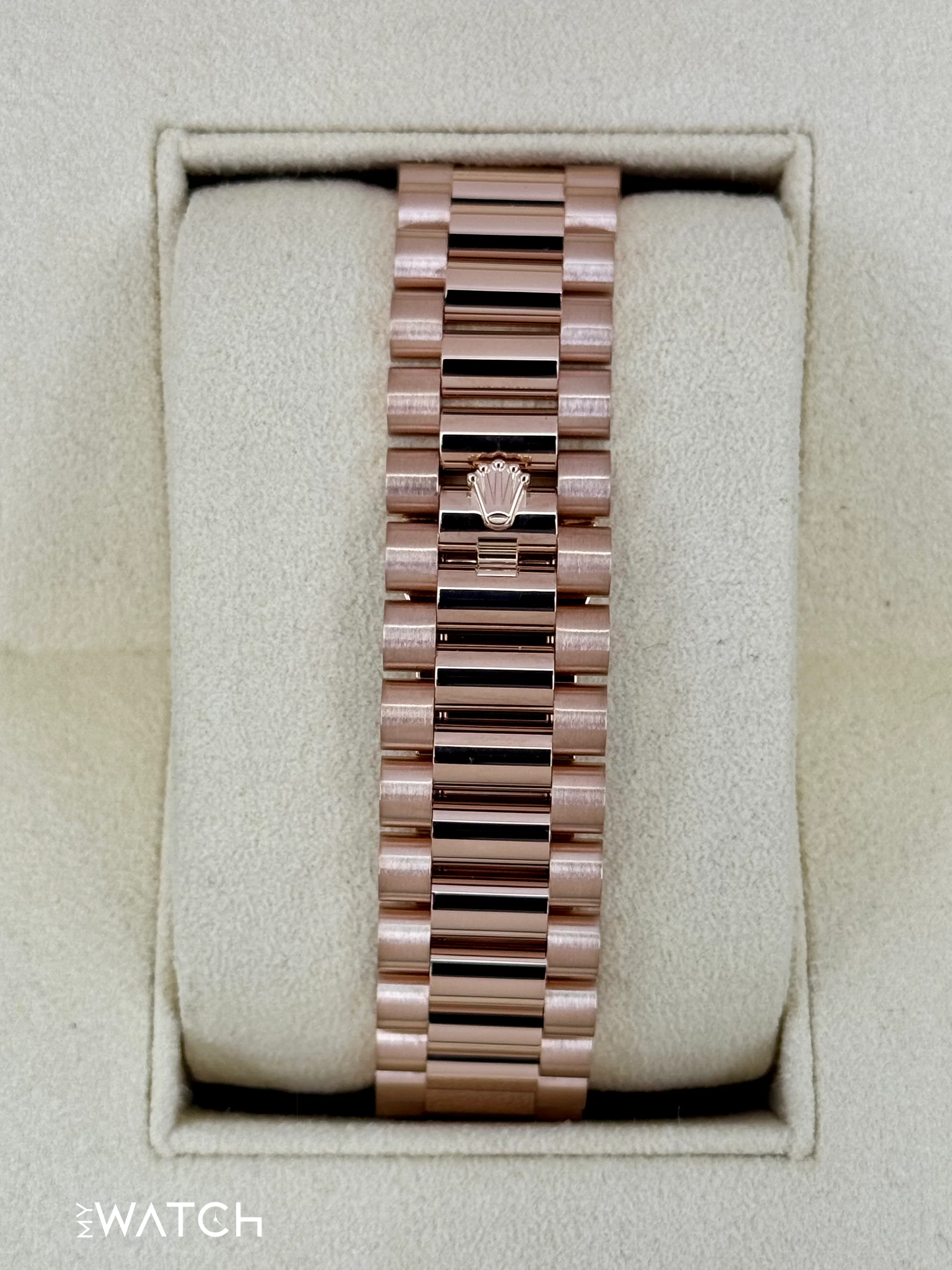 2023 Rolex Day-Date 40mm 228235 Presidential Rose Gold Chocolate Dial - Image 2