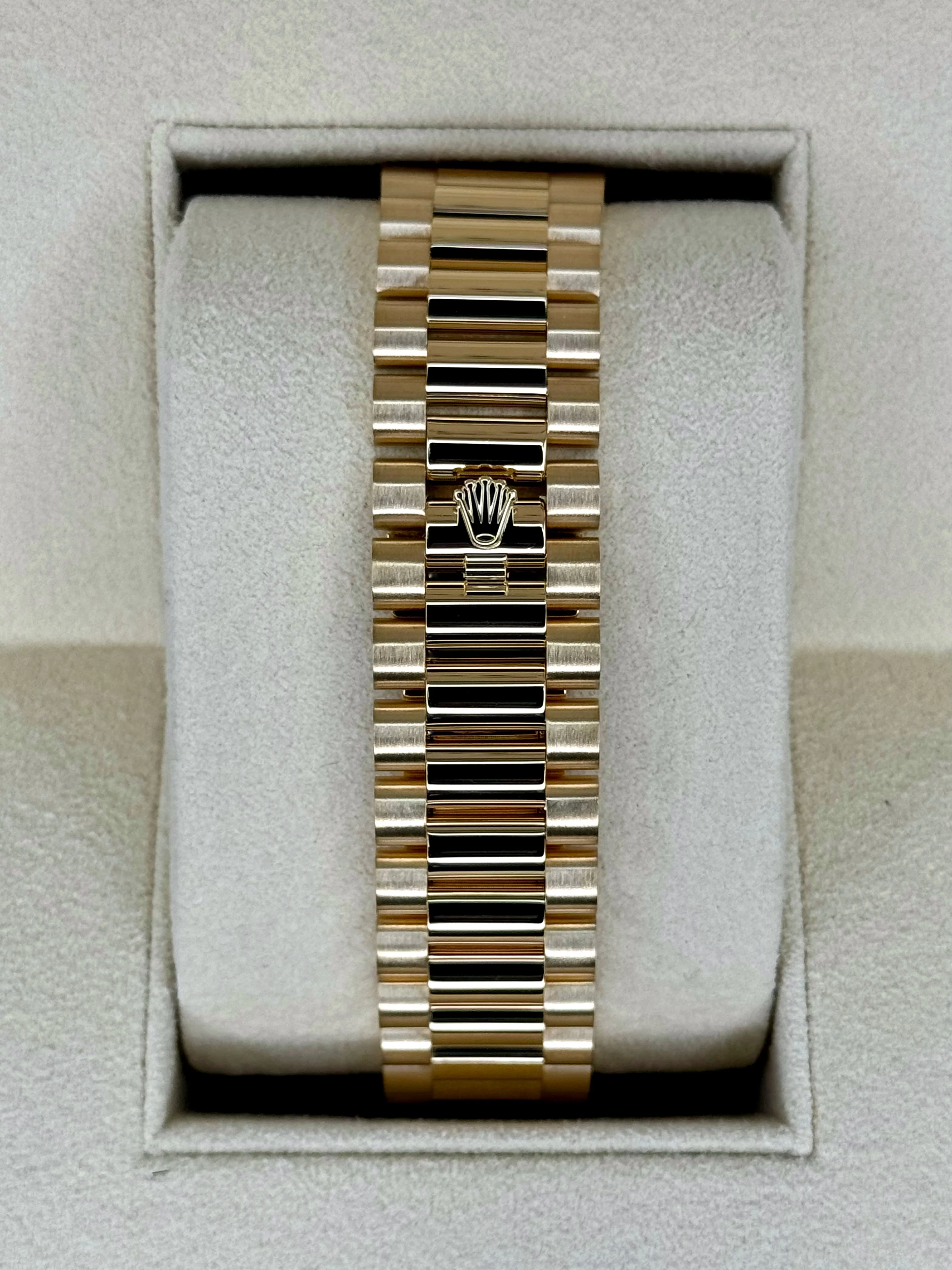 2023 Rolex Day-Date 40mm 228238 Black Diamond Baguette Dial - Image 2