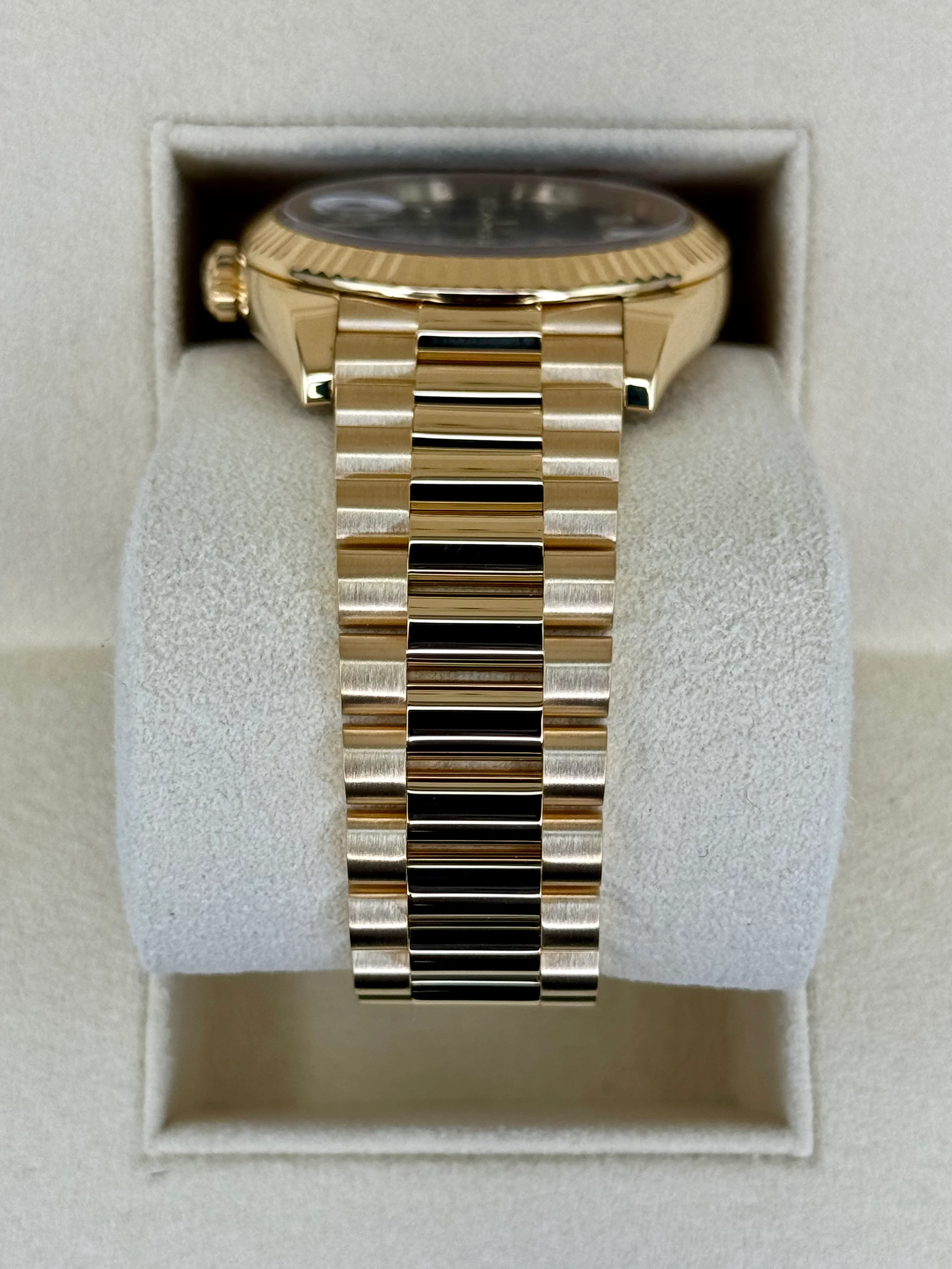 2023 Rolex Day-Date 40mm 228238 Black Diamond Baguette Dial - Image 4