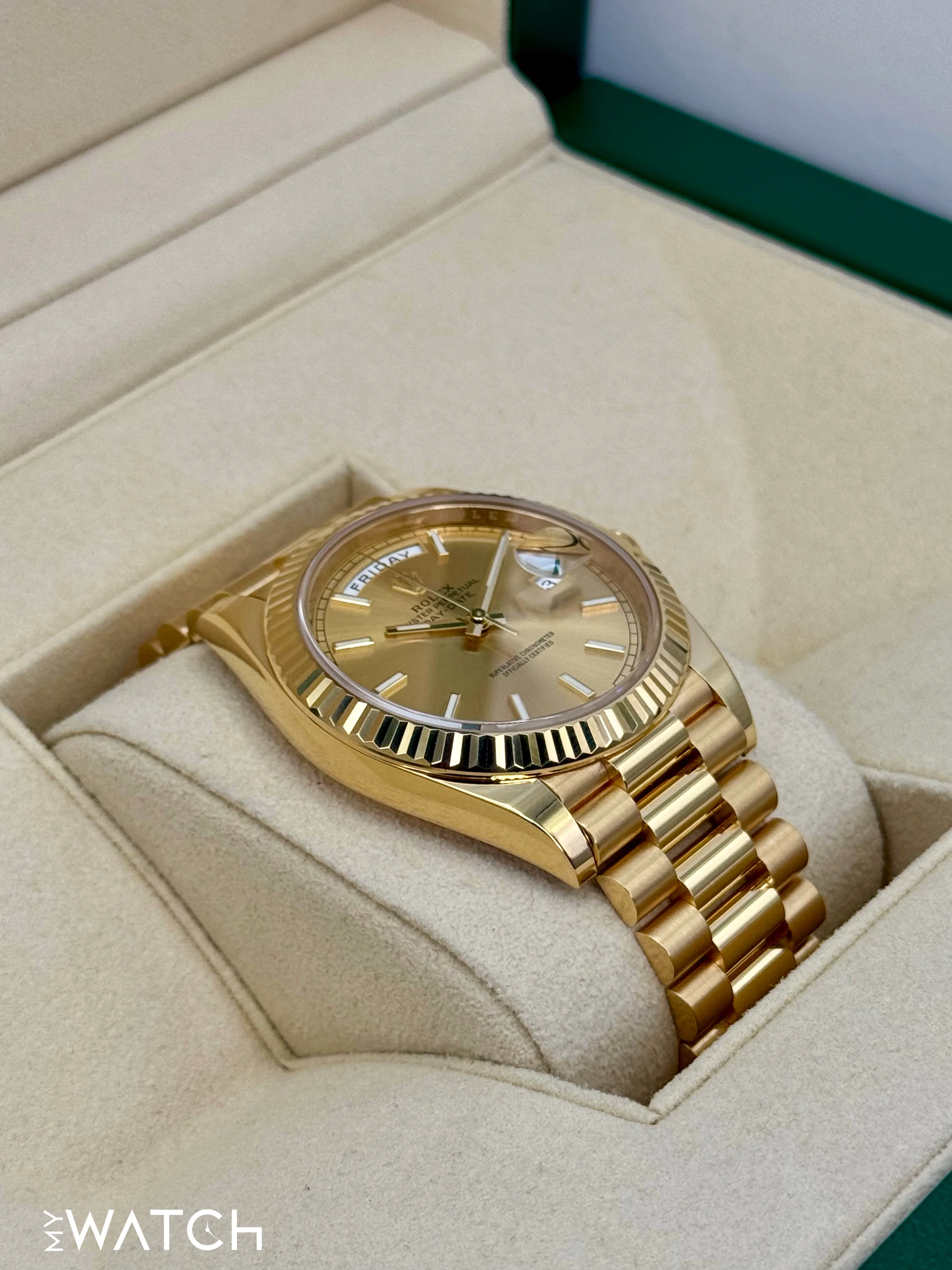 2023 Rolex Day-Date 40mm 228238 Presidential Champagne Dial - Image 6