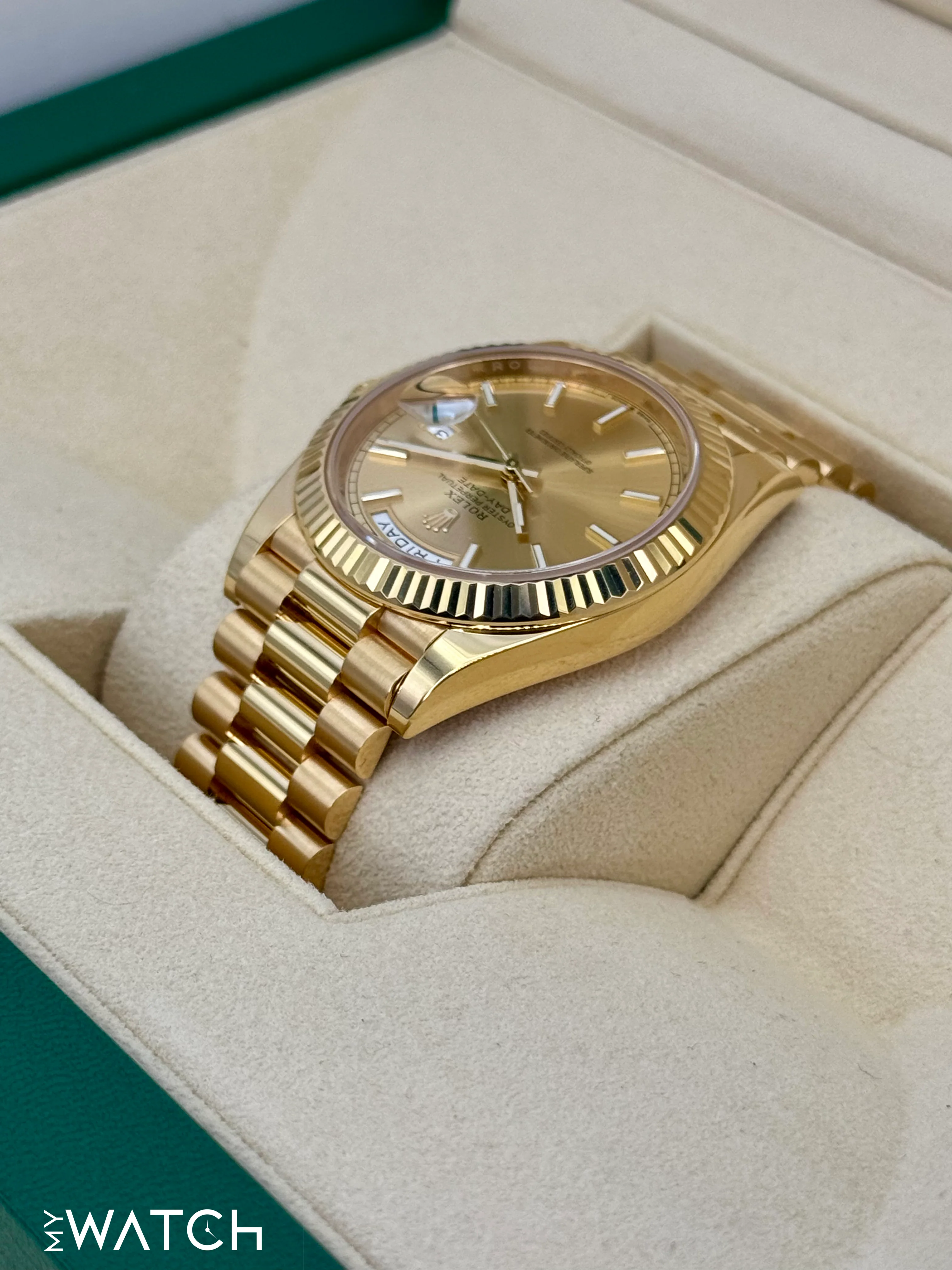 2023 Rolex Day-Date 40mm 228238 Presidential Champagne Dial - Image 7