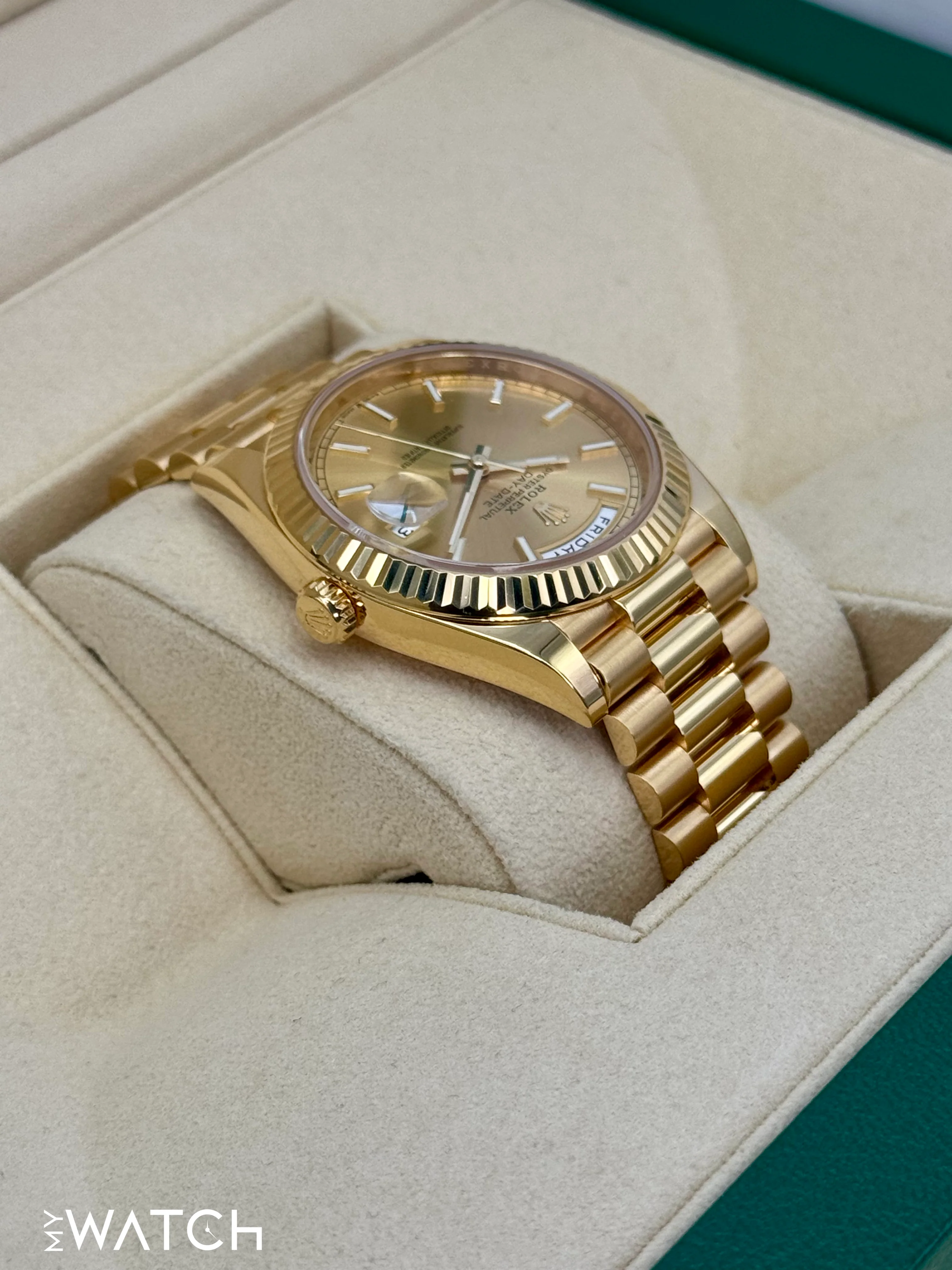 2023 Rolex Day-Date 40mm 228238 Presidential Champagne Dial - Image 8