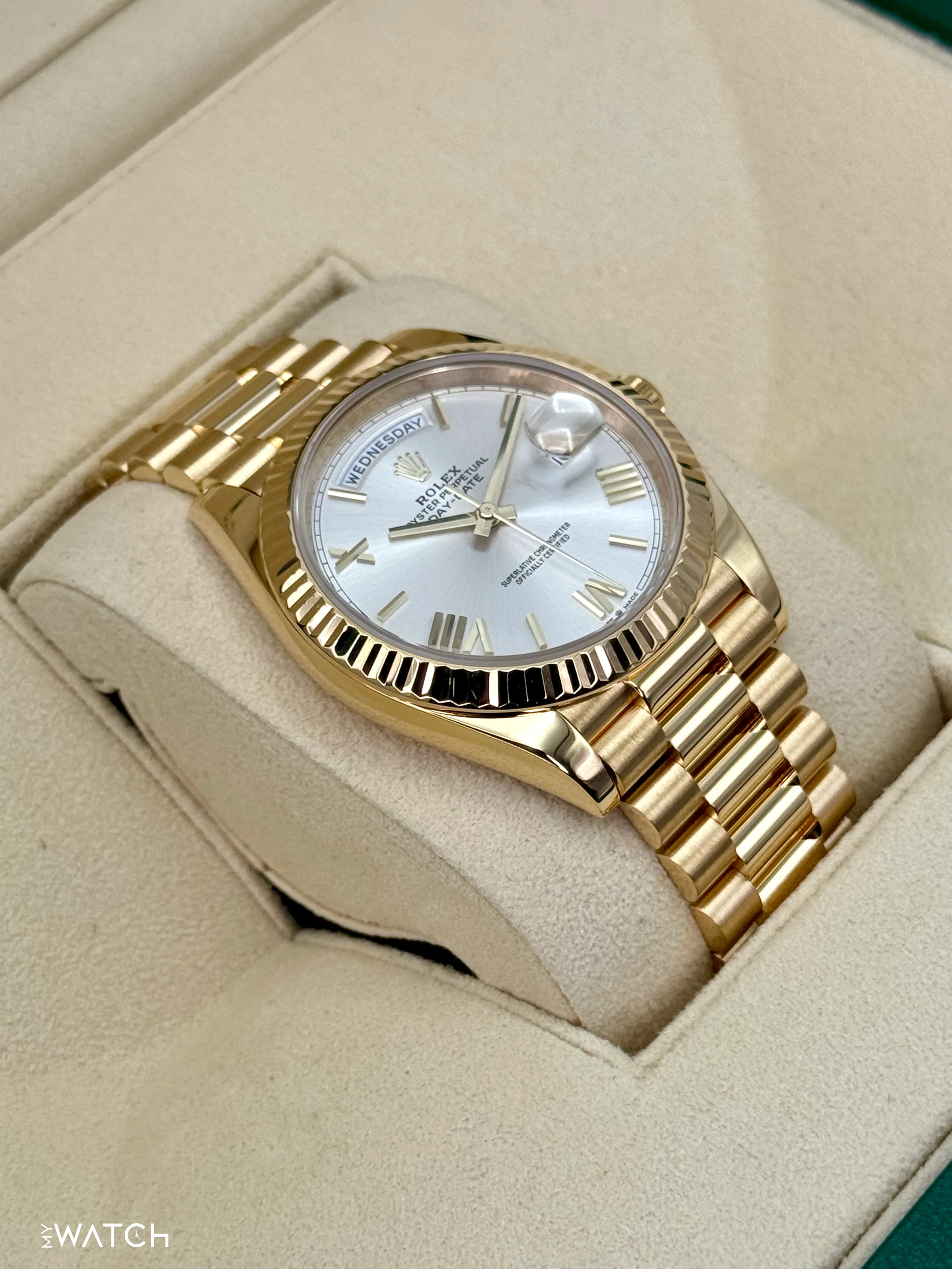 2023 Rolex Day-Date 40mm 228238 Presidential Silver Dial - Image 5
