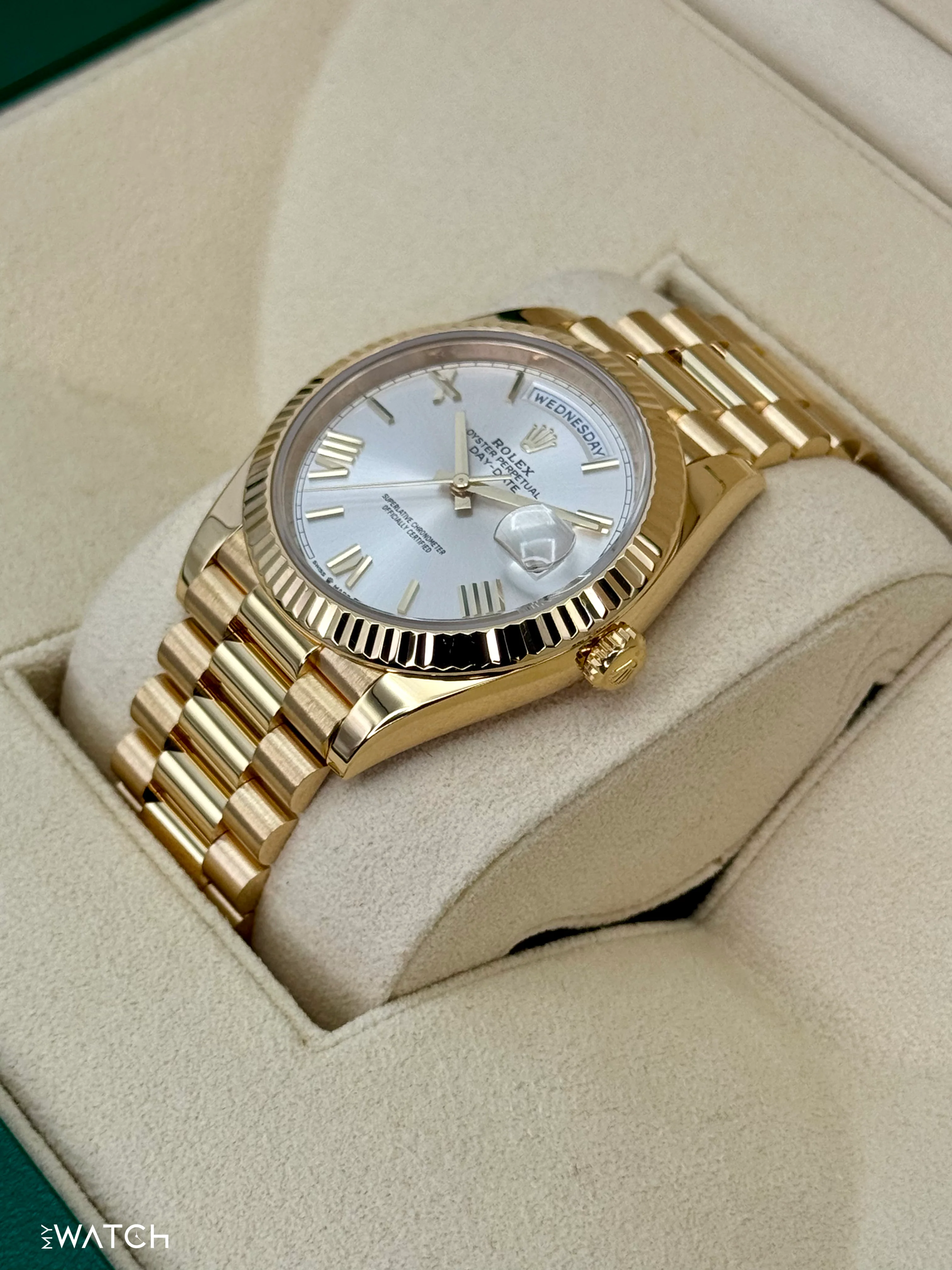 2023 Rolex Day-Date 40mm 228238 Presidential Silver Dial - Image 6