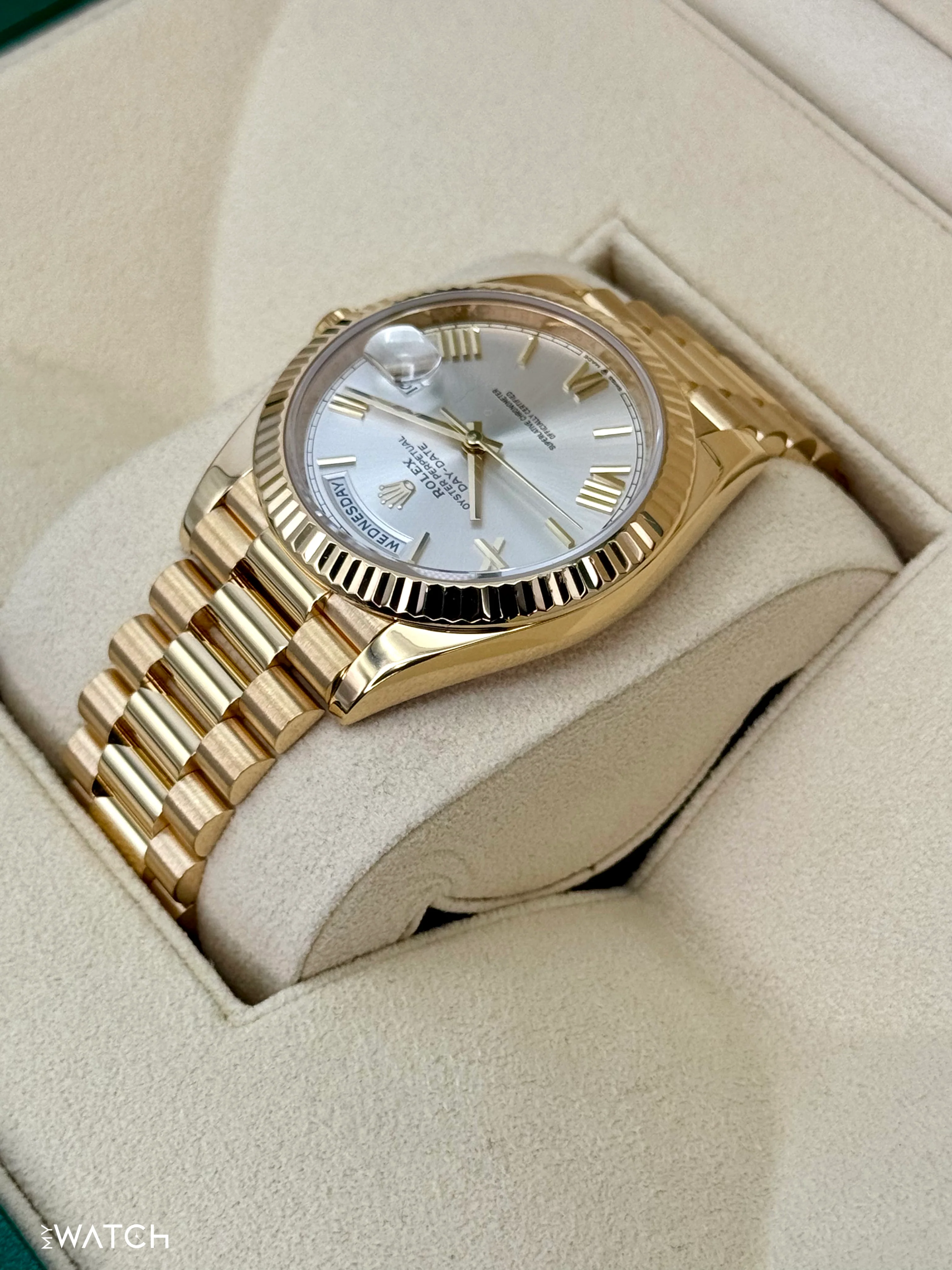 2023 Rolex Day-Date 40mm 228238 Presidential Silver Dial - Image 7