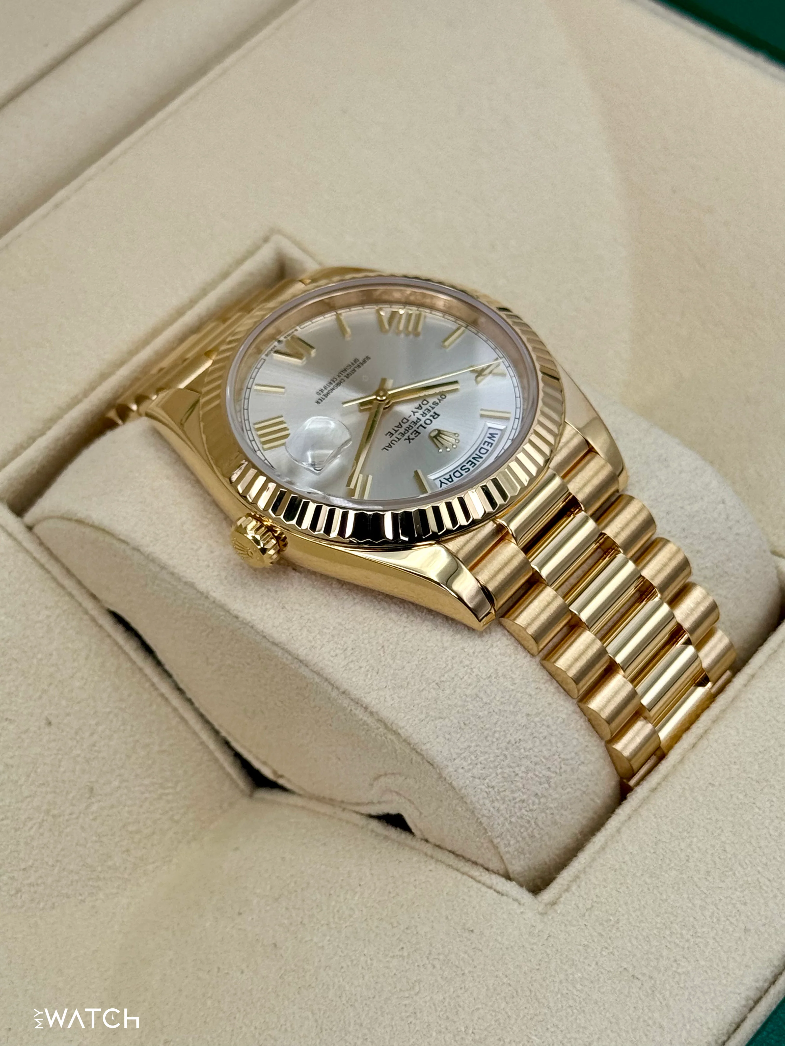 2023 Rolex Day-Date 40mm 228238 Presidential Silver Dial - Image 8