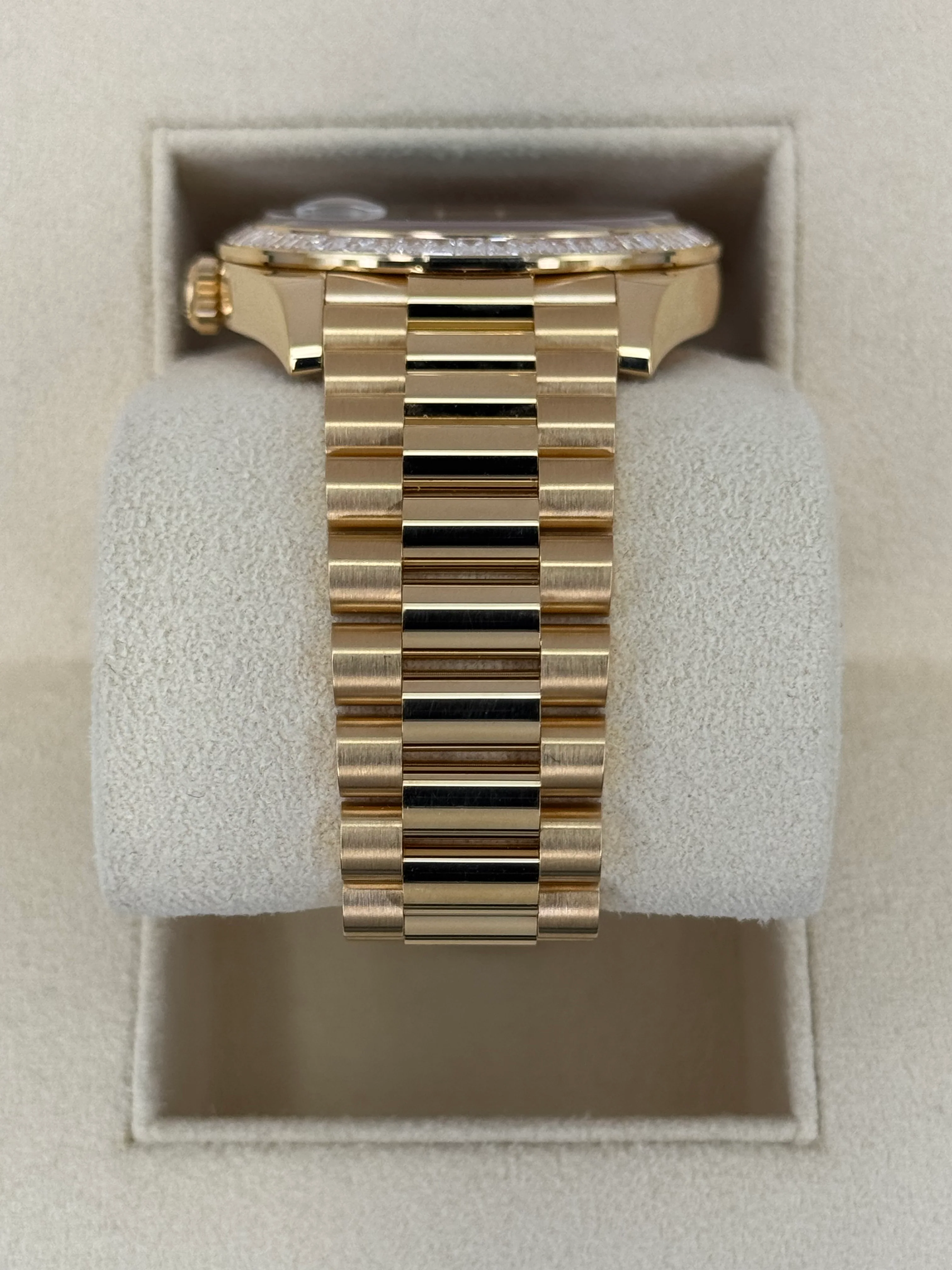 2023 Rolex Day-Date 40mm 228398TBR Presidential Yellow Gold Green Dial - Image 4