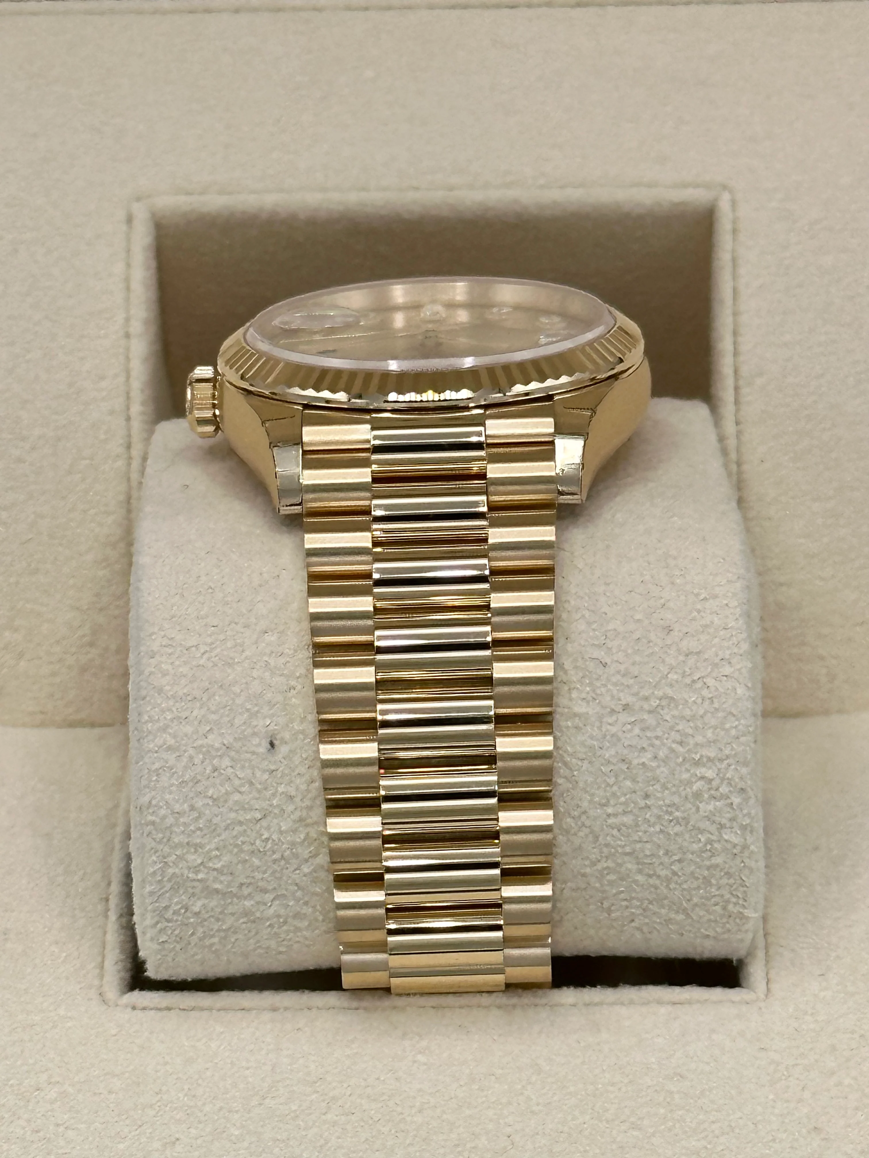 2023 Rolex Day-Date 36mm 128238 Champagne Diamond Dial - Image 3