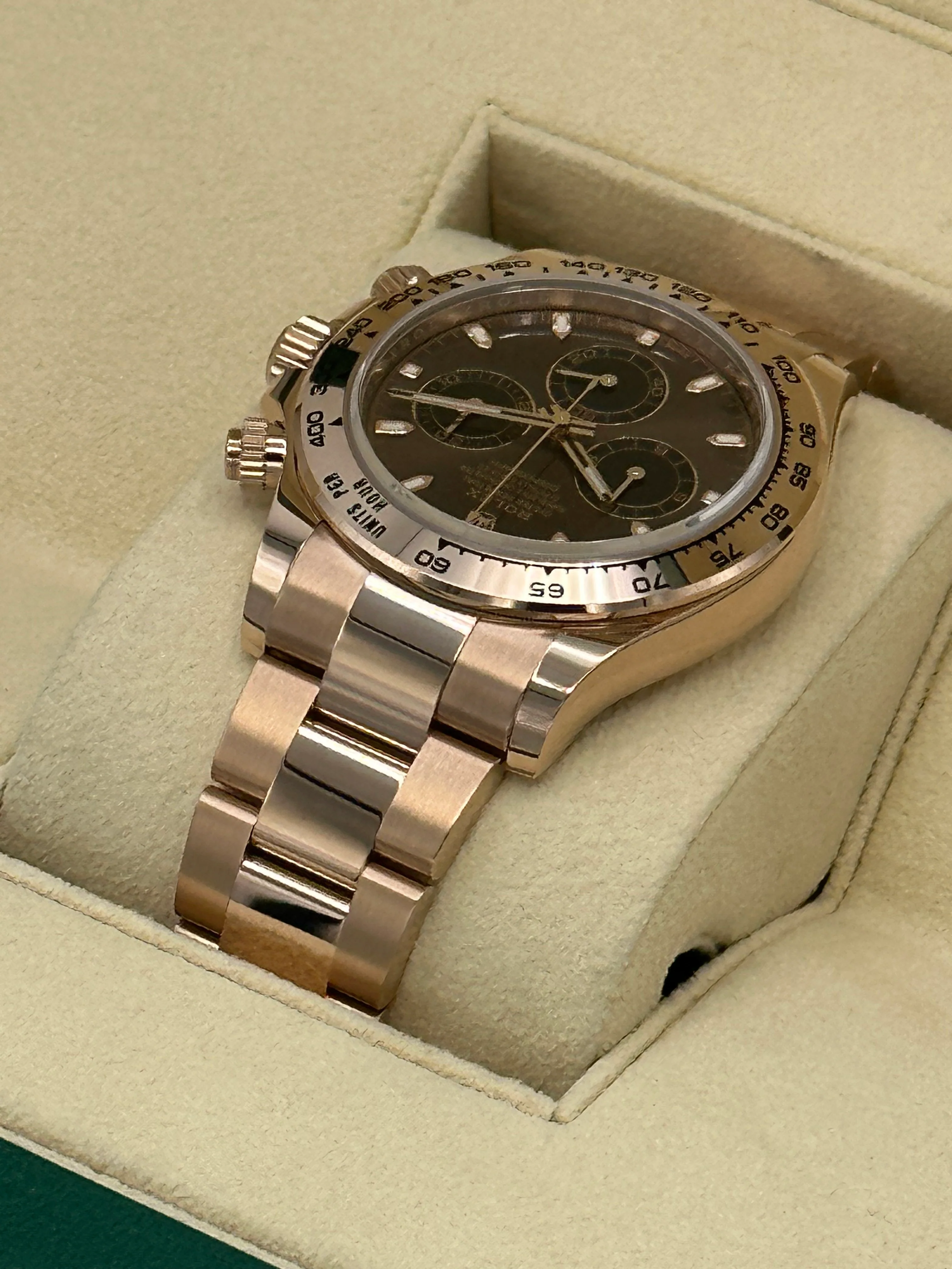 NEW 2023 Rolex Daytona 40mm 116505 Rose Gold Chocolate Dial - Image 5