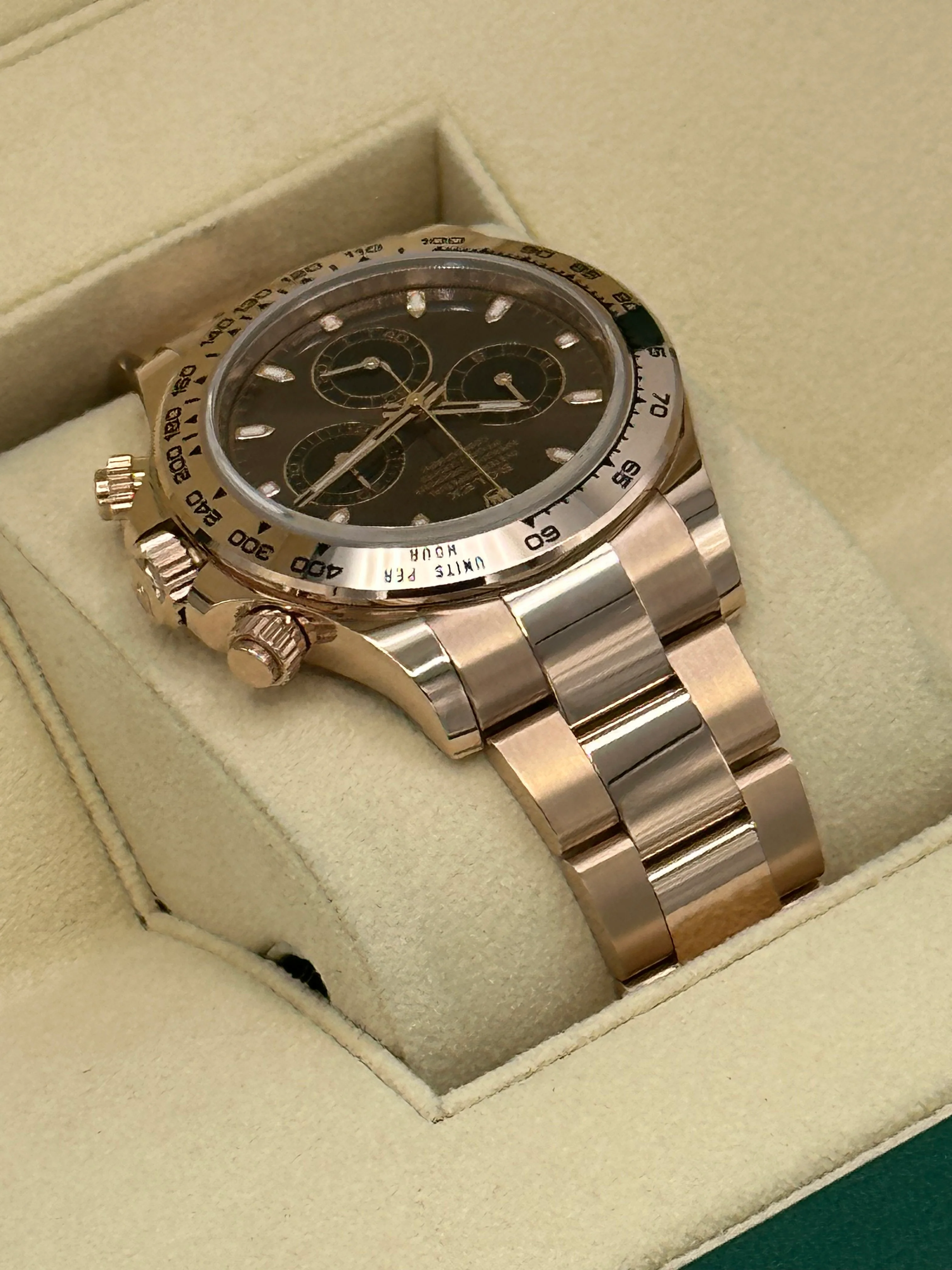 NEW 2023 Rolex Daytona 40mm 116505 Rose Gold Chocolate Dial - Image 6
