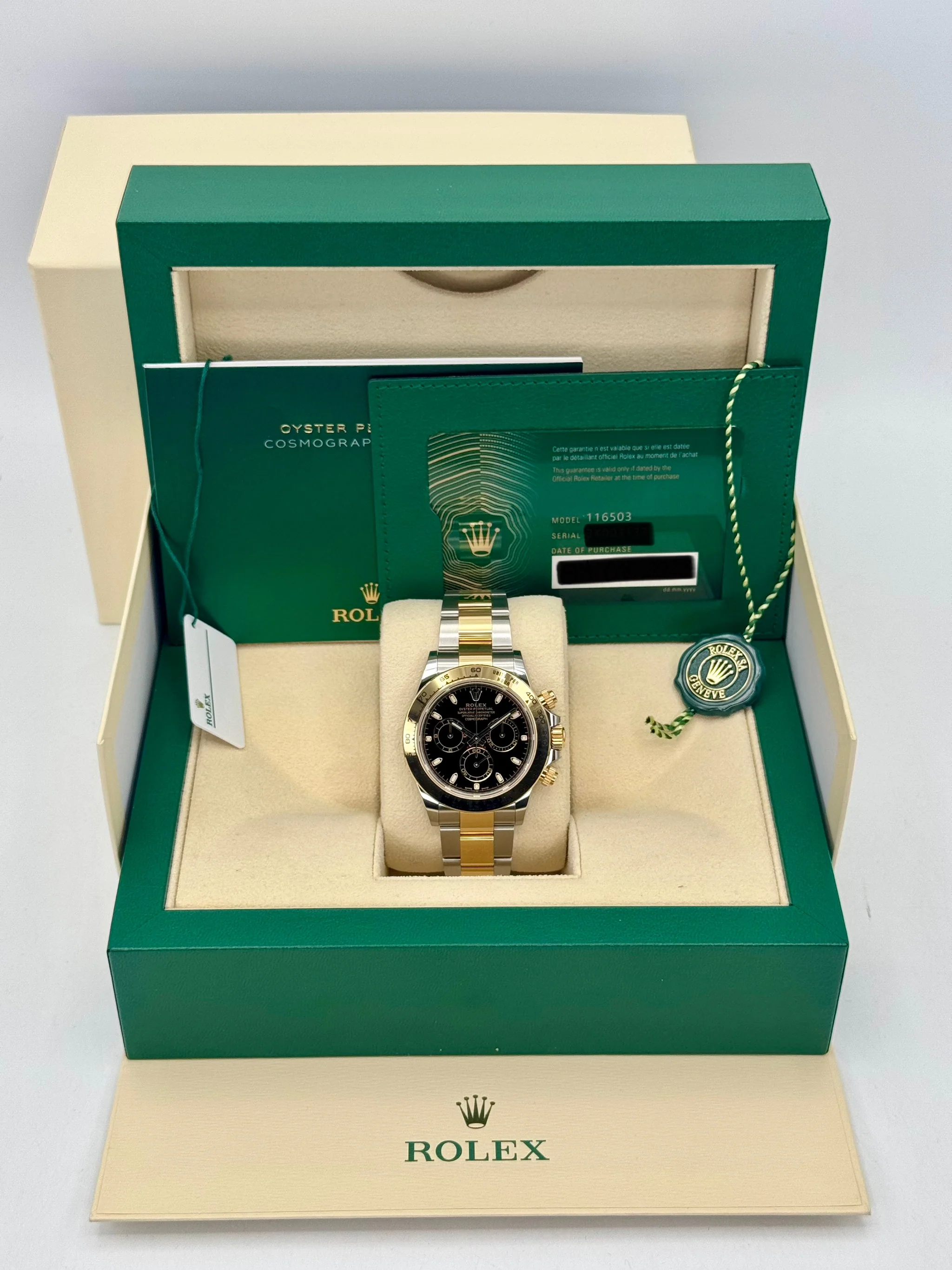 2023 Rolex Daytona 40mm 116503 Two-Tone Black Dial - Image 10