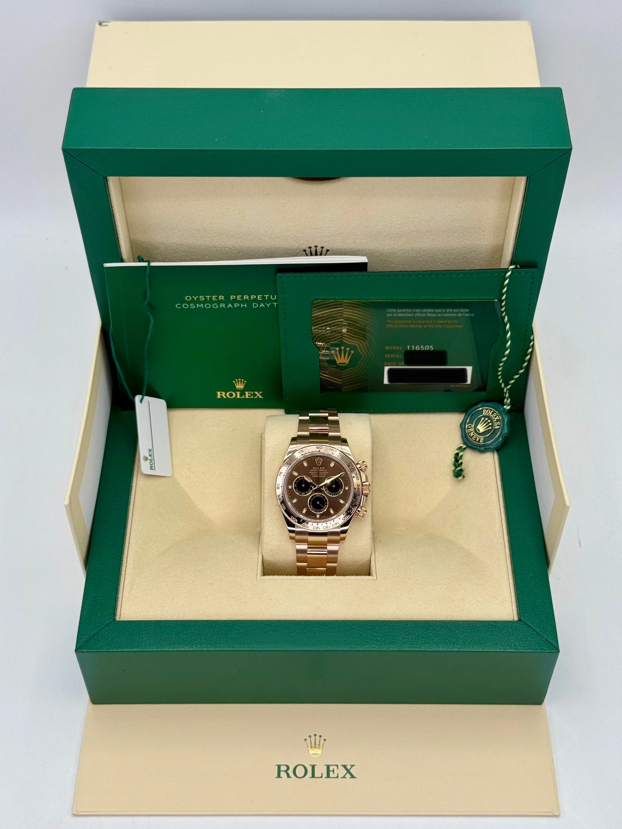 2023 Rolex Daytona 40mm 116505 Rose Gold Chocolate Dial - Image 10