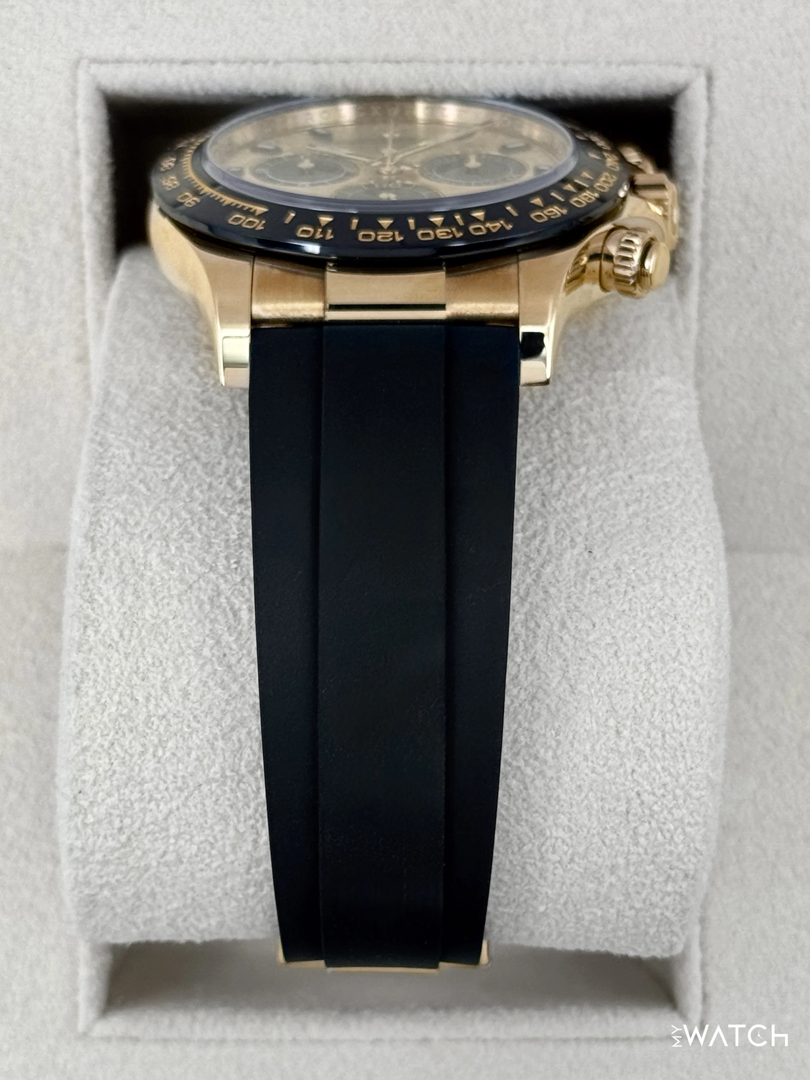 2023 Rolex Daytona 40mm 116518LN 18K Yellow Gold Oysterflex Champagne Dial - Image 3