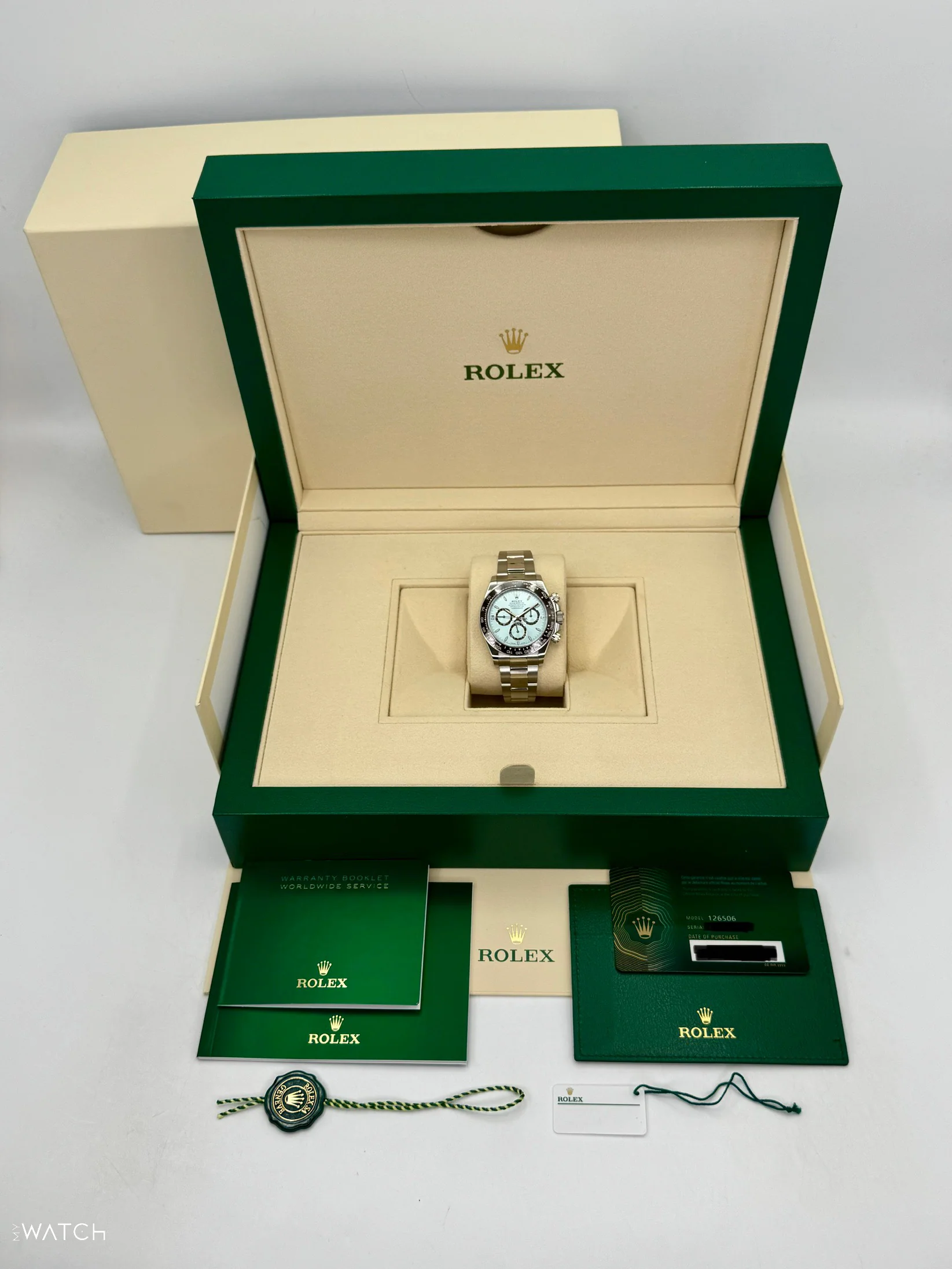 2023 Rolex Daytona 40mm 126506 Platinum Ice Blue Dial - Image 11