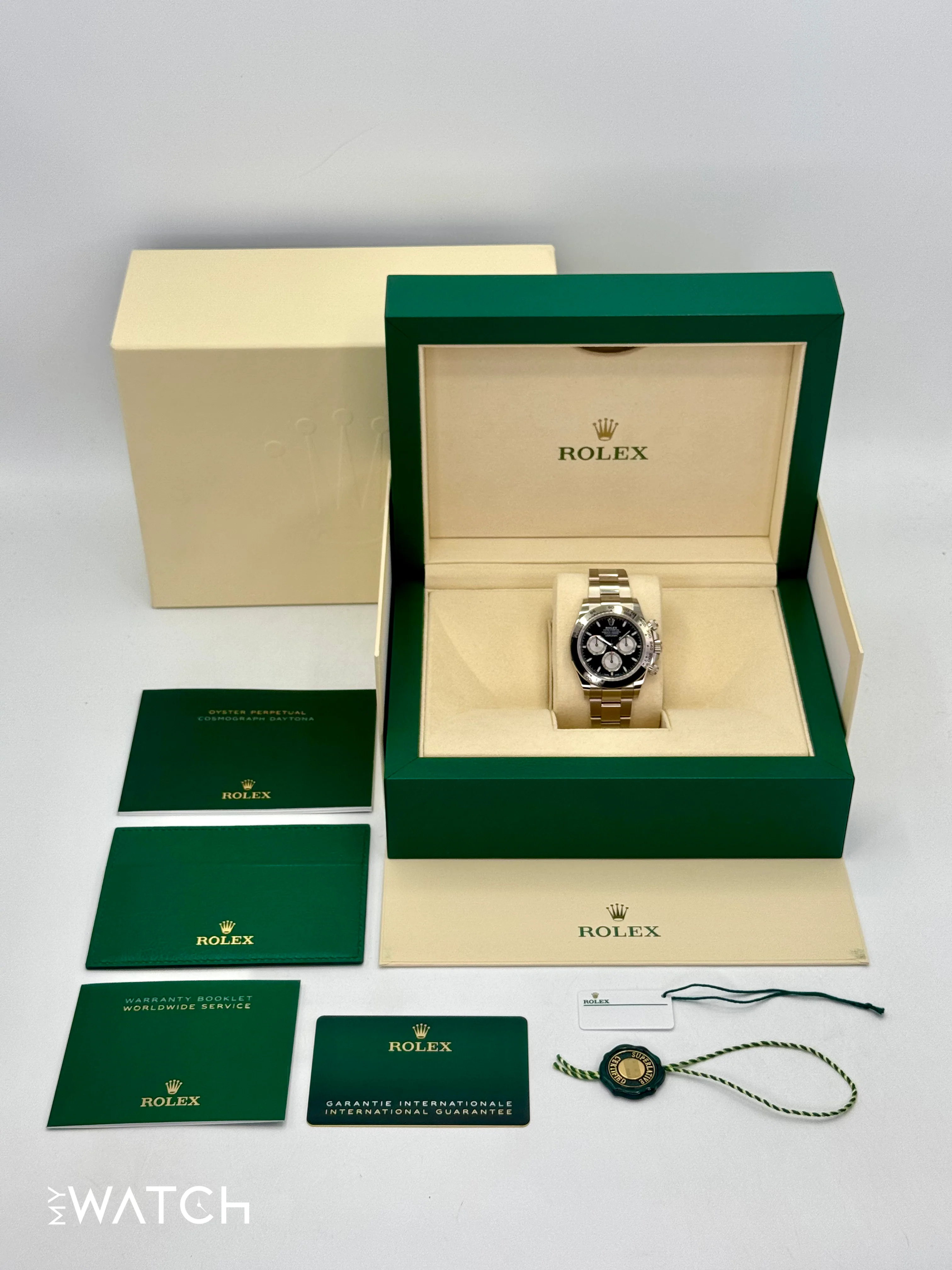 2023 Rolex Daytona 40mm 126509 White Gold Black Dial - Image 10
