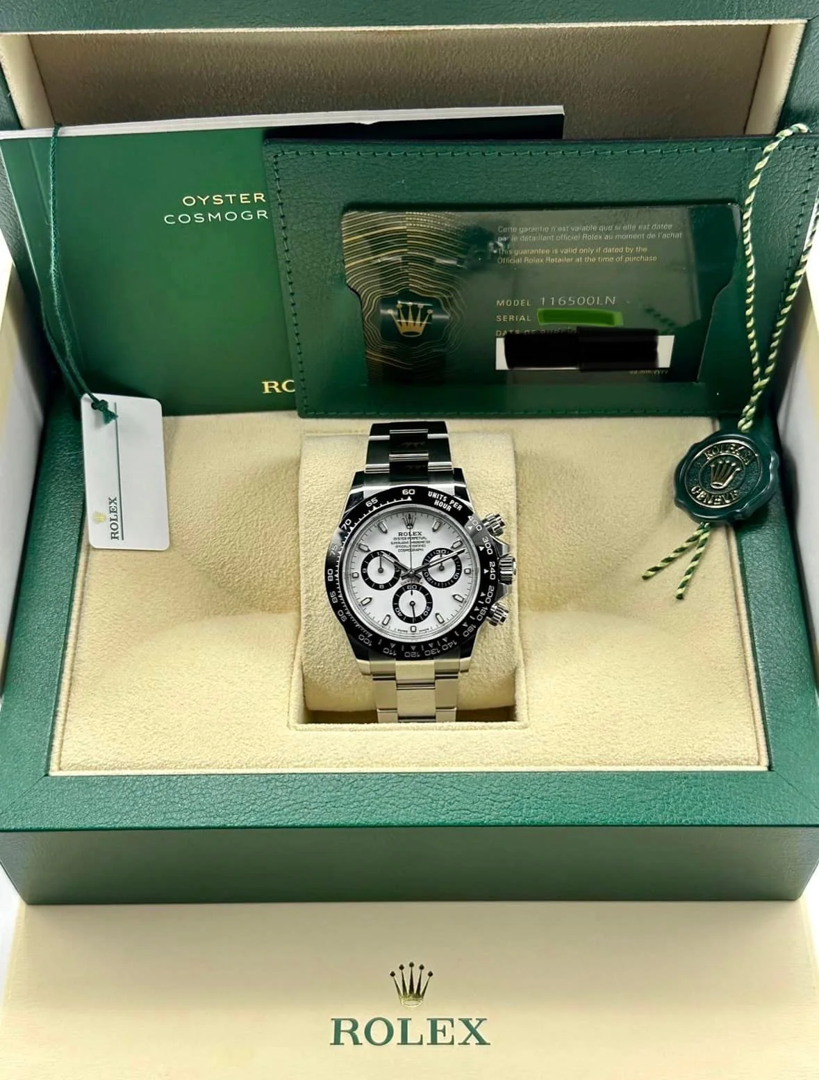 NEW 2023 Rolex Daytona 40mm 116500LN Stainless Steel Panda Dial - Image 11