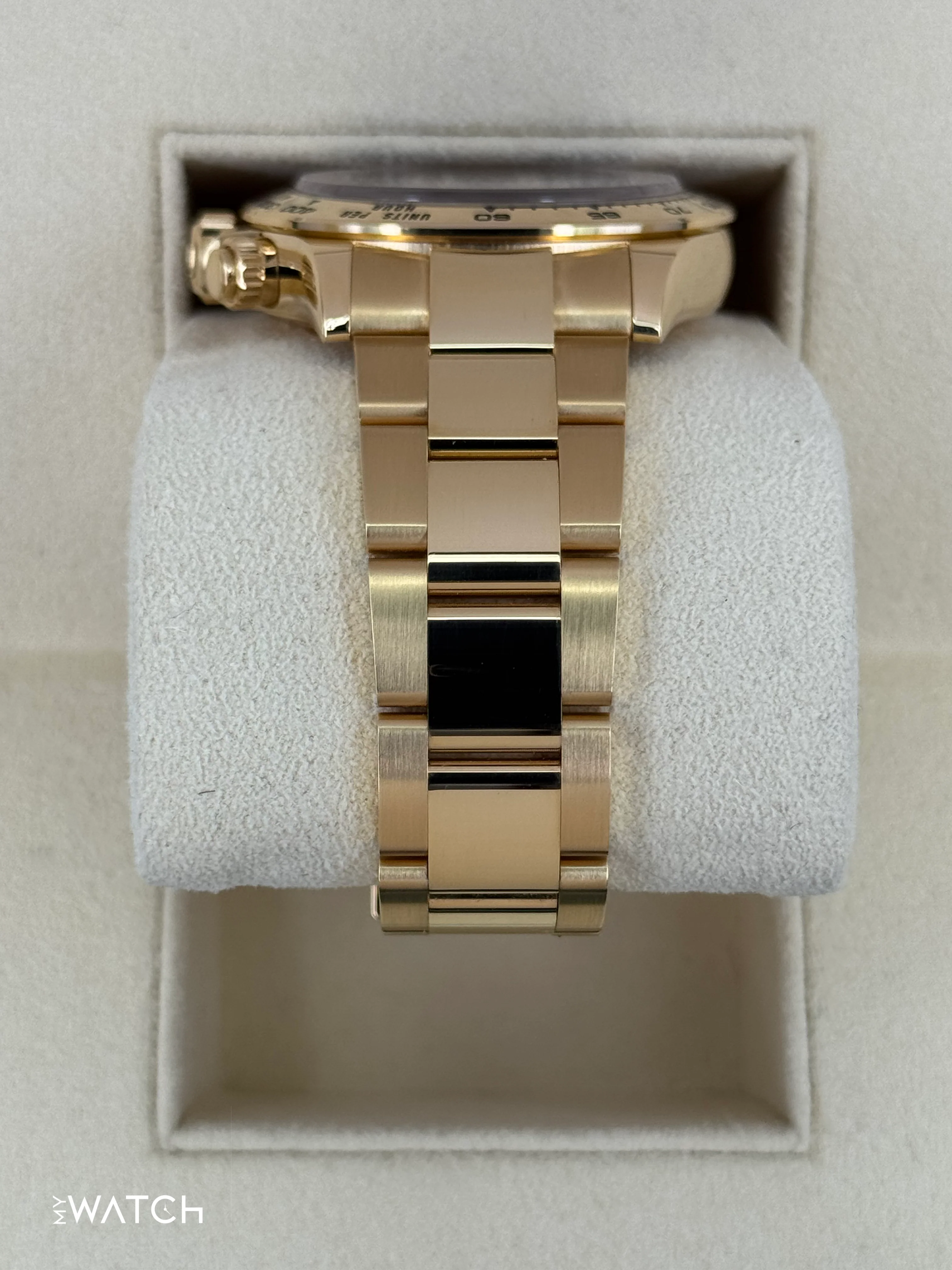 2023 Rolex Daytona "Paul Newman" 40mm 116508 Yellow Gold Black Dial - Image 4