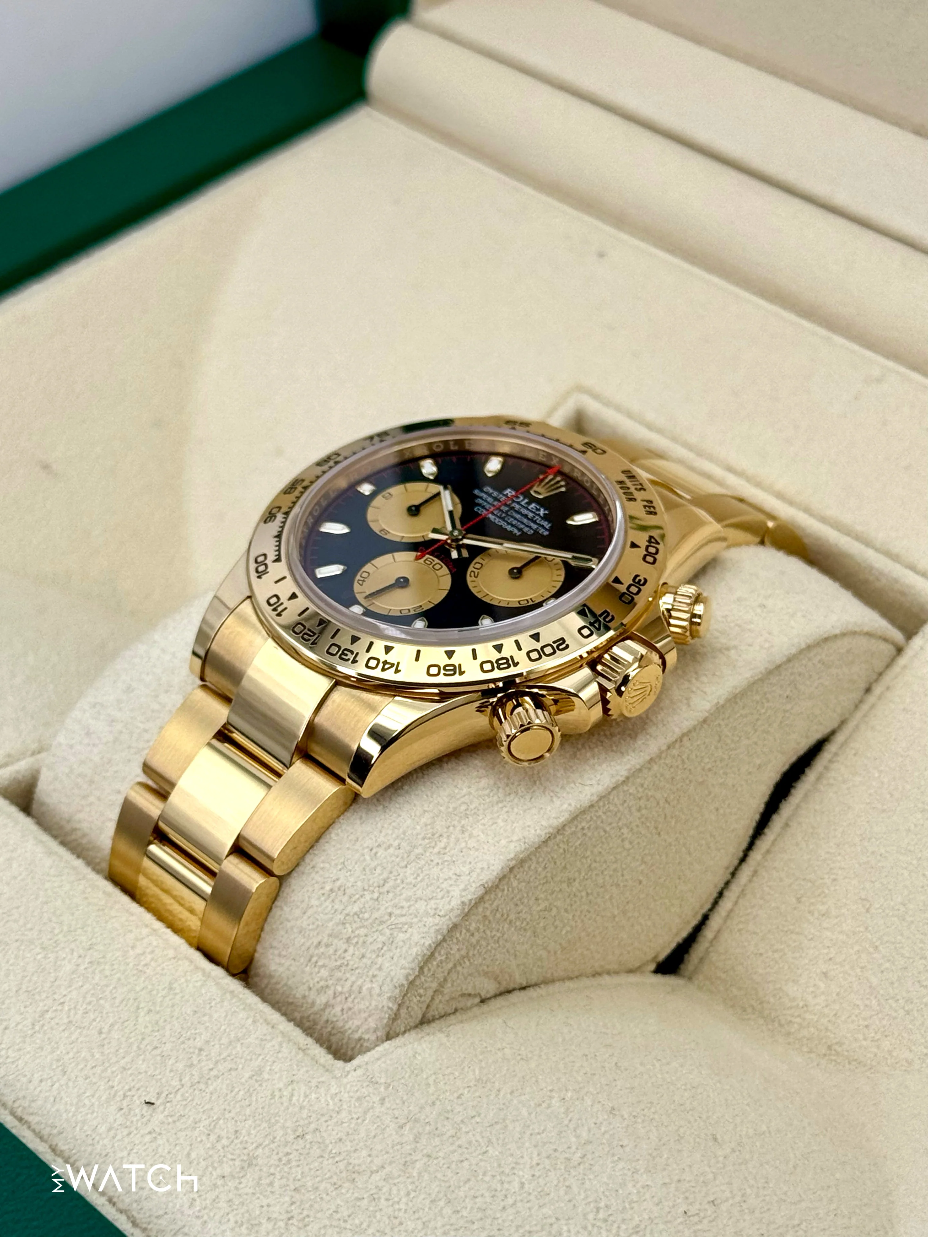 2023 Rolex Daytona "Paul Newman" 40mm 116508 Yellow Gold Black Dial - Image 5