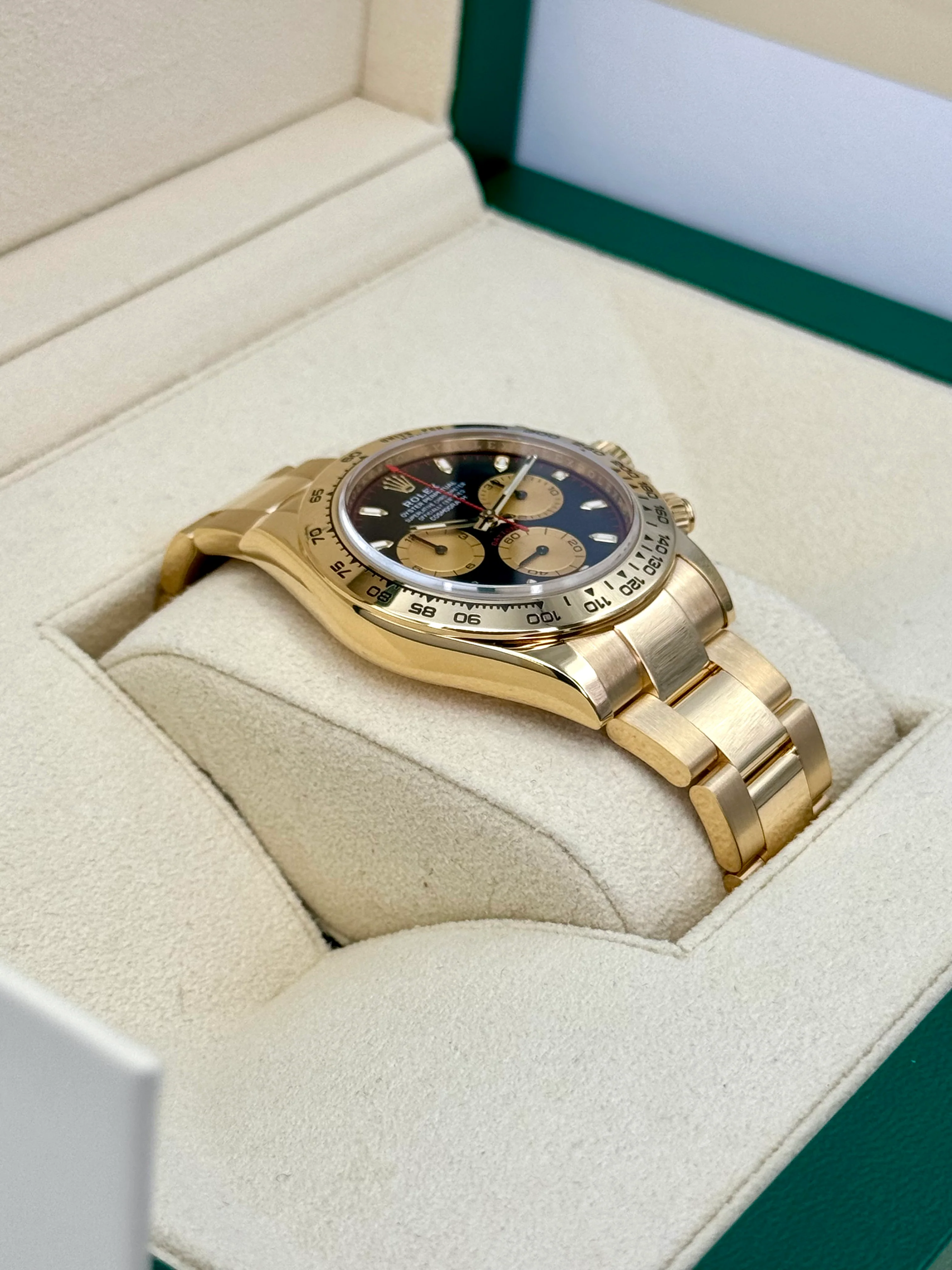 2023 Rolex Daytona "Paul Newman" 40mm 116508 Yellow Gold Black Dial - Image 6
