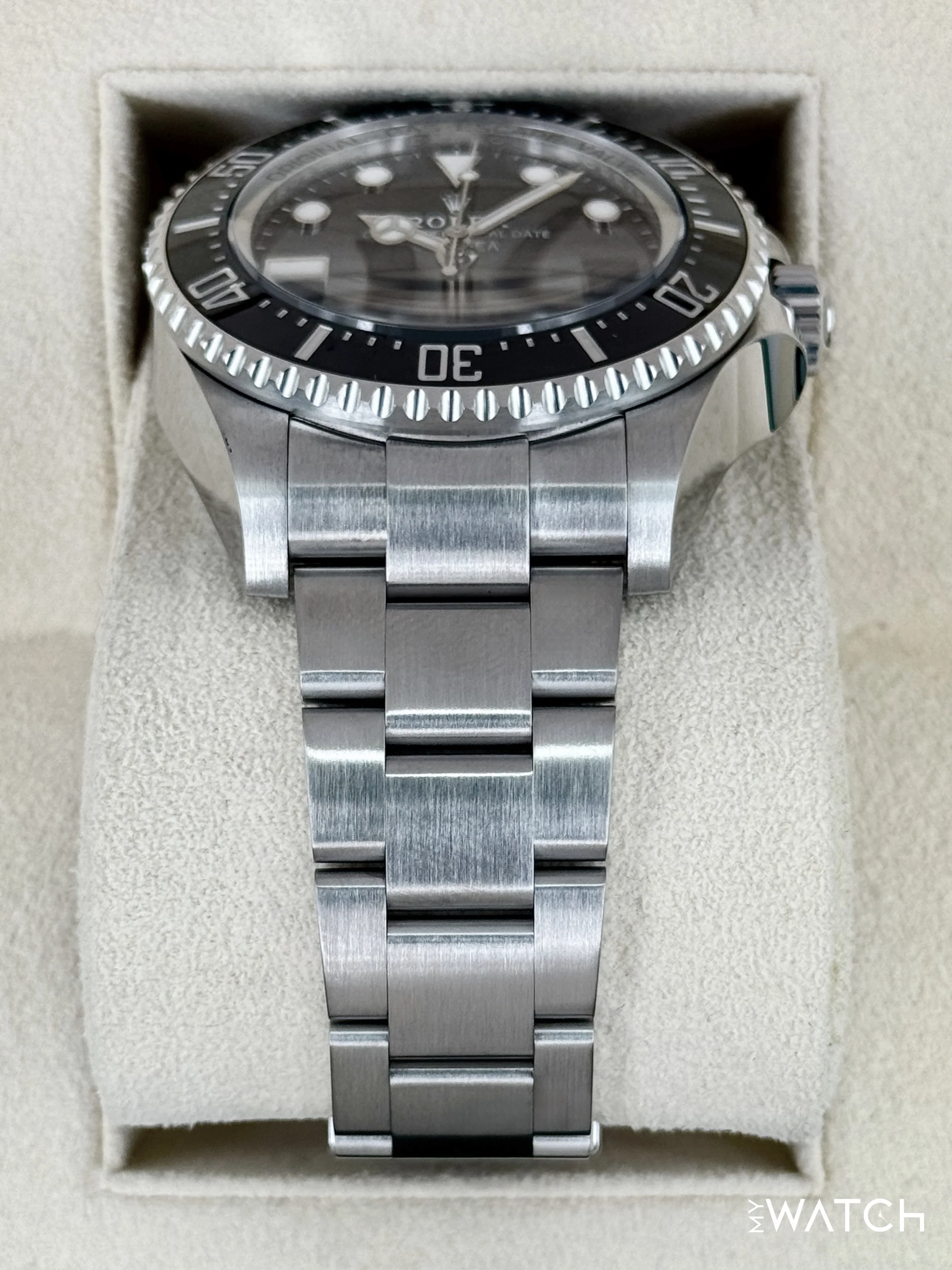 2023 Rolex Deepsea 44mm 136660 Stainless Steel Black Dial - Image 3